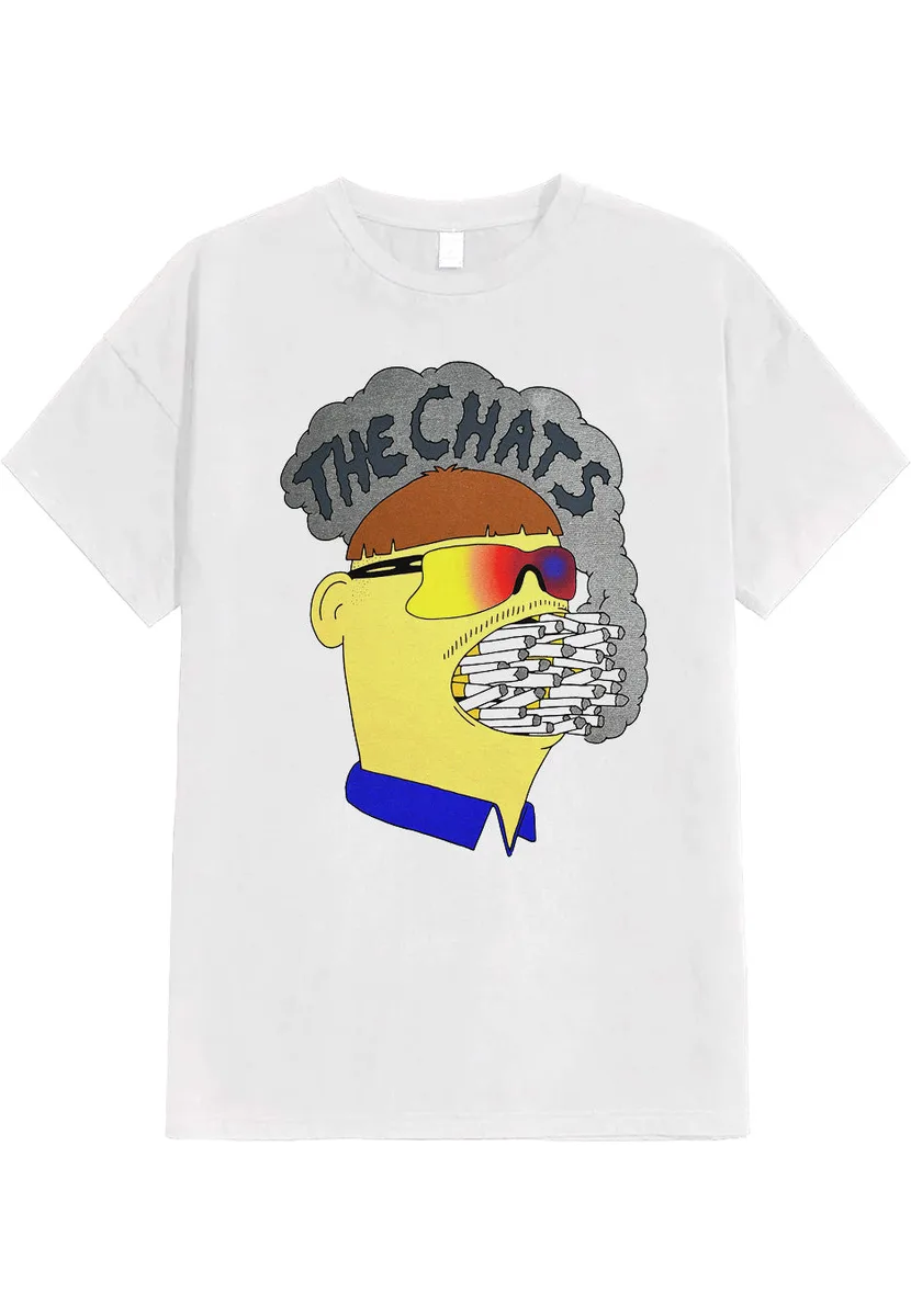 The Chats Ciggie Mouth White T-Shirt