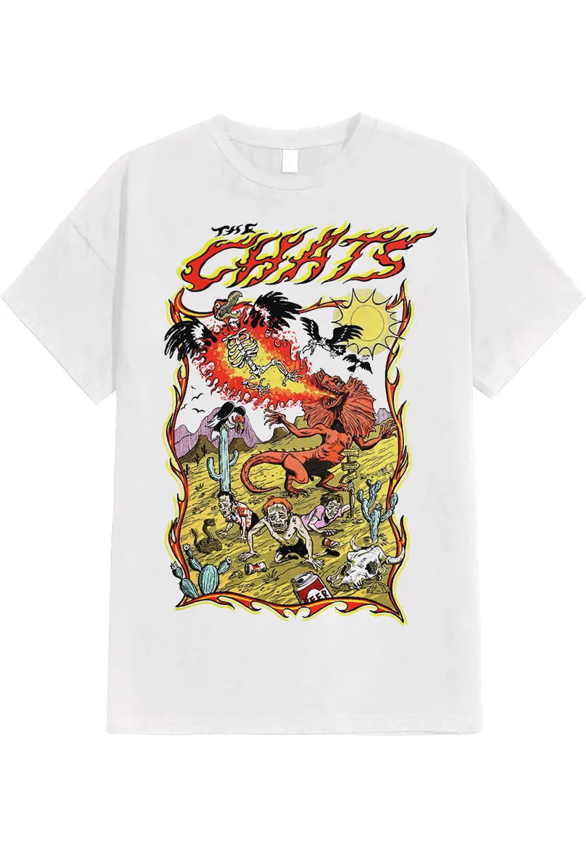 The Chats Lizard Breath White T-Shirt