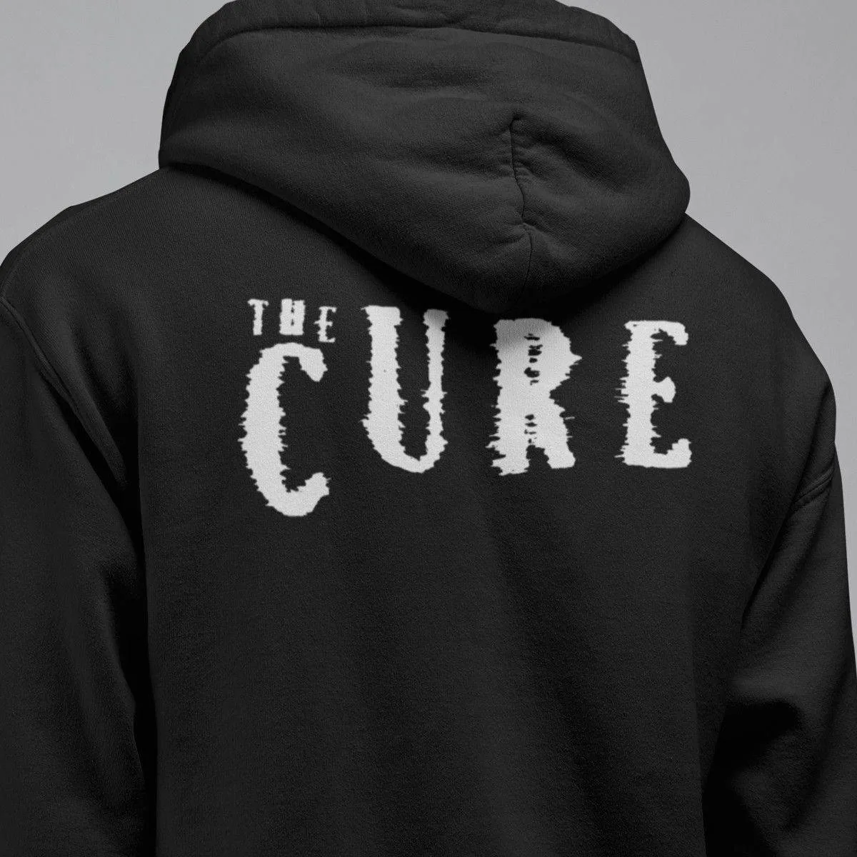 The Cure Hoodie, The Cure Band Logo Hooded Sweatshirt, Rock Merch