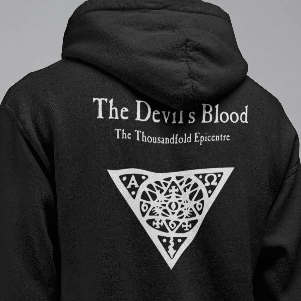 The Devil's Blood Band Hoodie, The Devils Blood The Thousandfold Epicentre Artwork Hooded Sweatshirt, Heavy Metal Merch