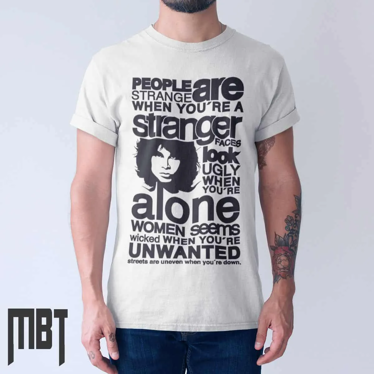 The Doors Band T-Shirt, The Doors Collage T-Shirt, Rock Merch