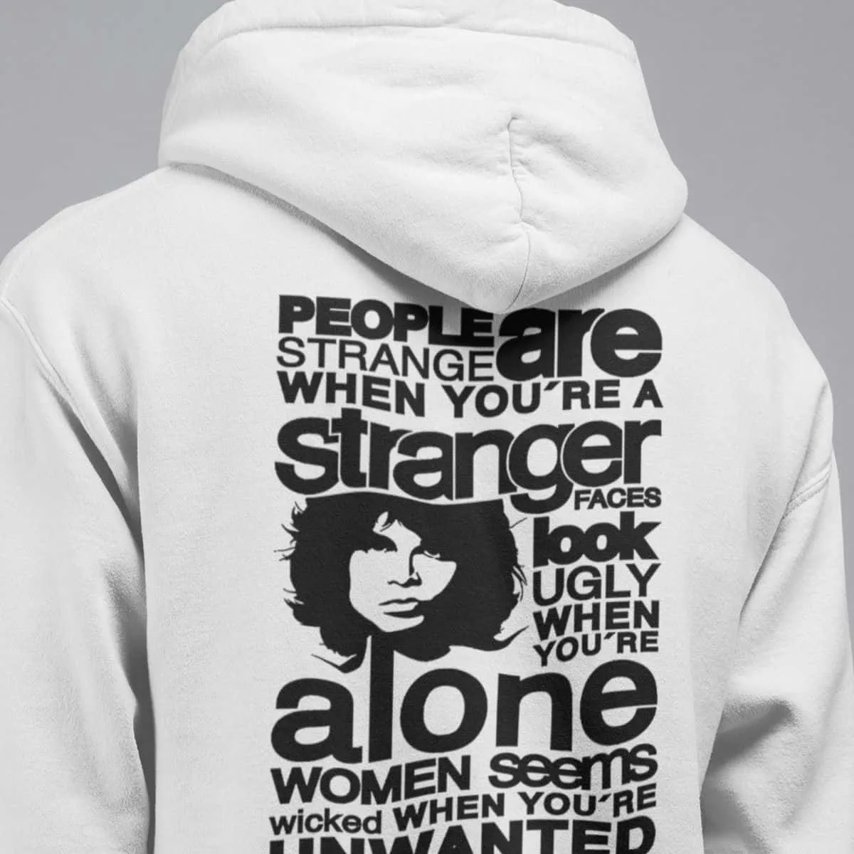 The Doors Hoodie, The Doors Stranger Hooded Sweatshirt, Rock Merch