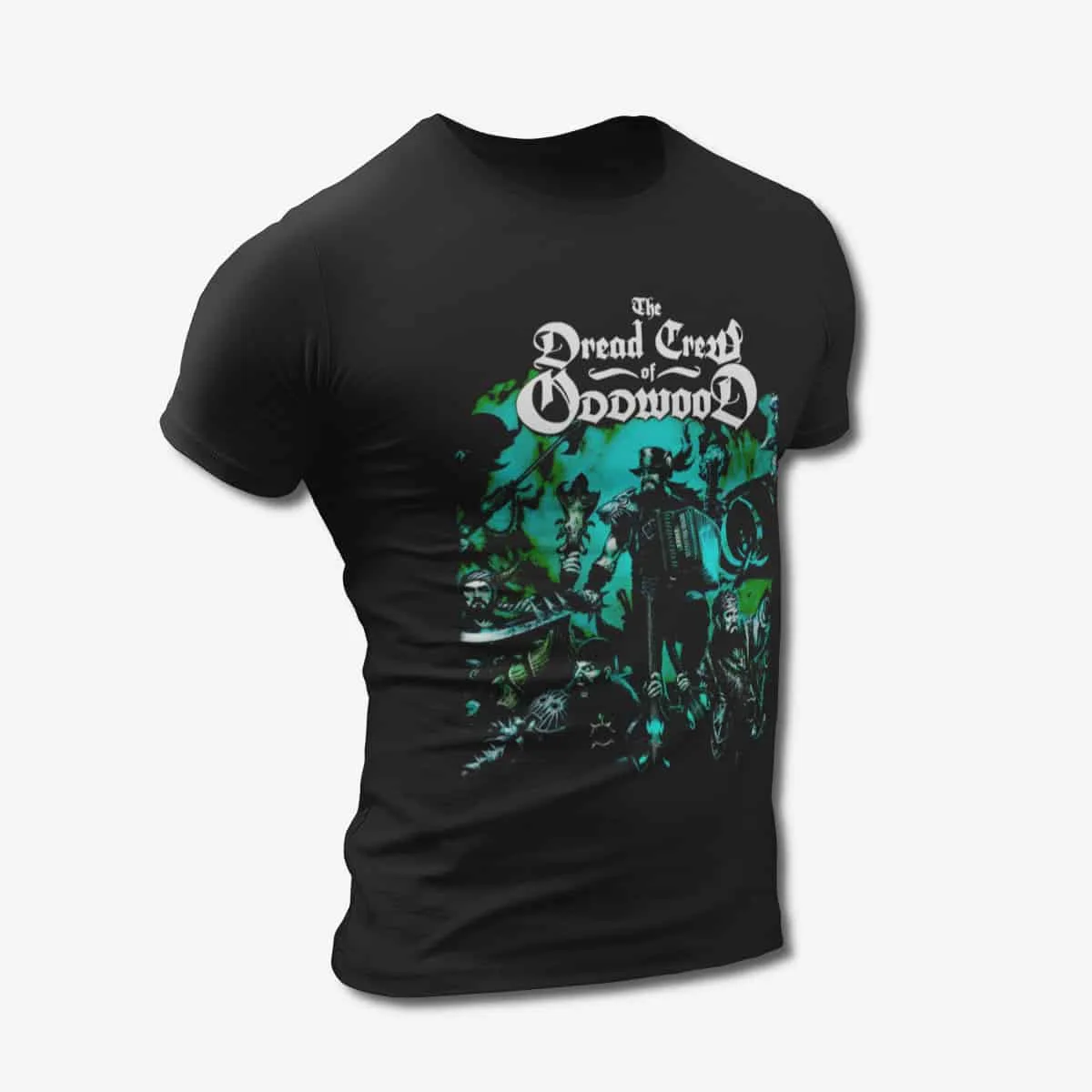 The Dread Crew of Oddwood T-Shirt, The Dread Crew of Oddwood Lawful Evil Black T-Shirt, Folk Metal Merchandise