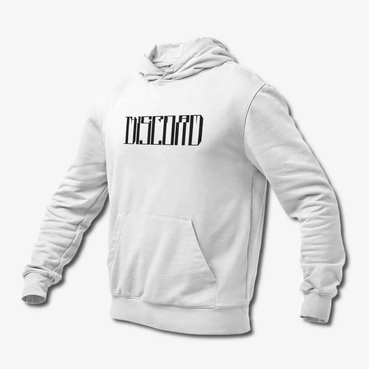 The Great Discord Hoodie, Discord Logo White Hoodie, Progressive Metal Merchandise