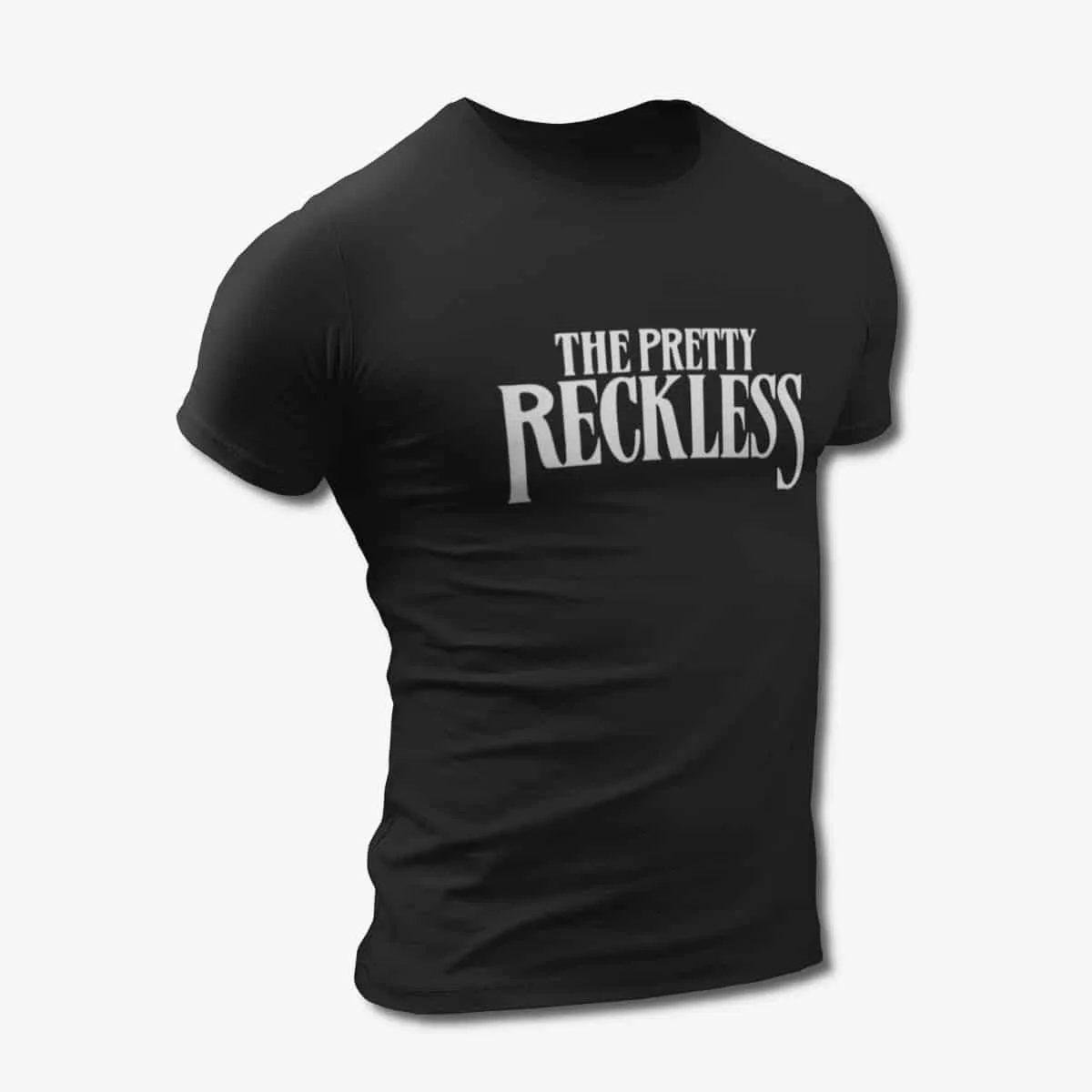 The Pretty Reckless T-Shirt, Pretty Reckless Band Logo Black T-Shirt, Hard Rock Merchandise