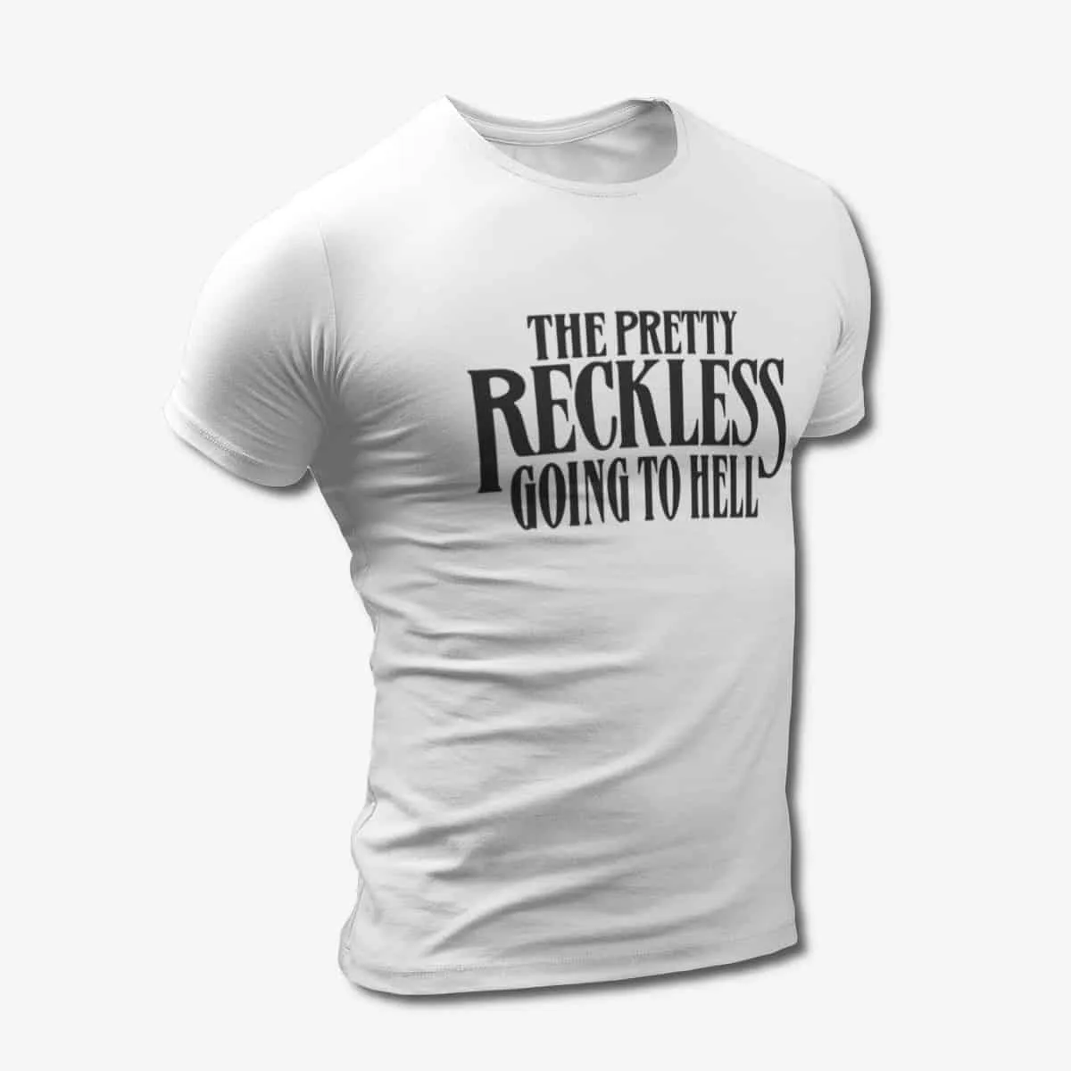 The Pretty Reckless T-Shirt, Pretty Reckless Going To Hell White T-Shirt, Hard Rock Merchandise