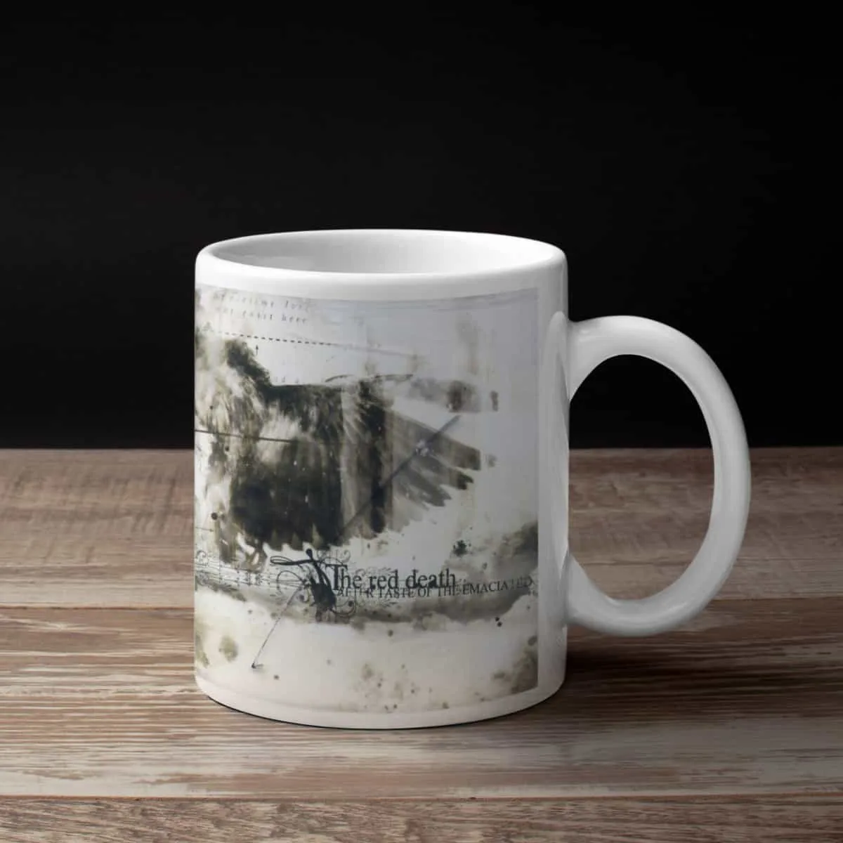 The Red Death Coffee Mug, The Red Death Aftertaste of the Emaciated Coffee Mug