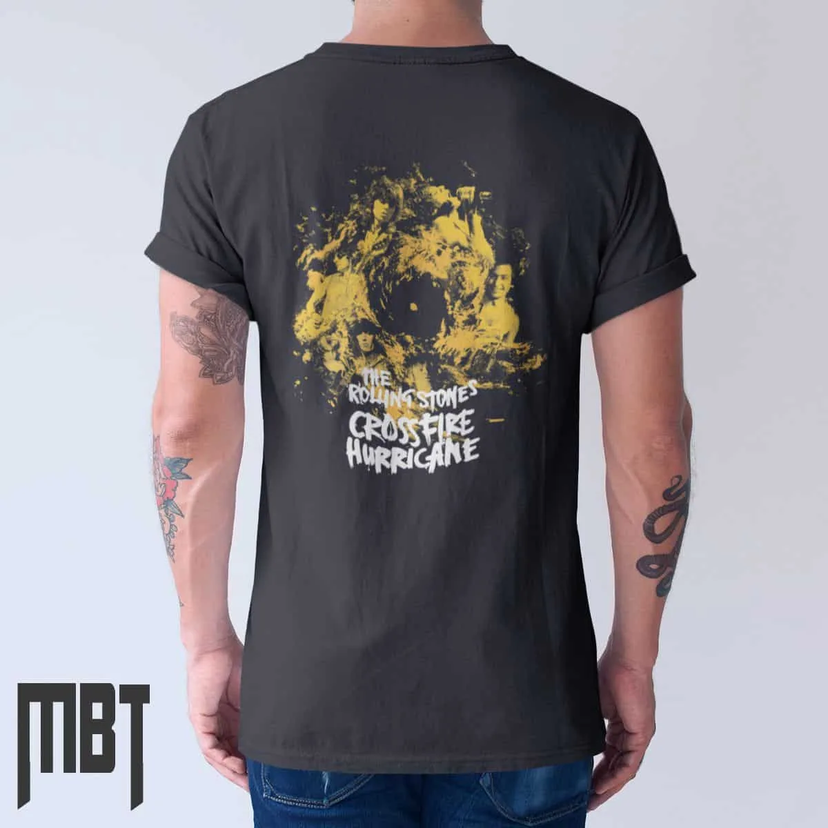 The Rolling Stones T-Shirt, The Rolling Stones Crossfire Hurricane Cover T-Shirt, Rock Merch