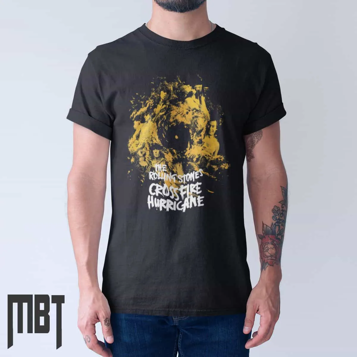 The Rolling Stones T-Shirt, The Rolling Stones Crossfire Hurricane Cover T-Shirt, Rock Merch