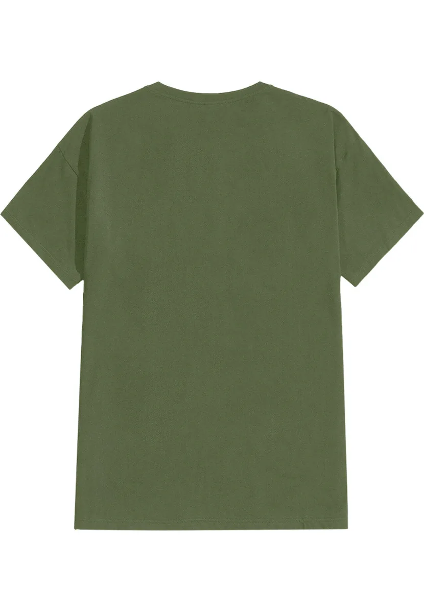 The Zenith Passage Grace 13 Military Green T-Shirt