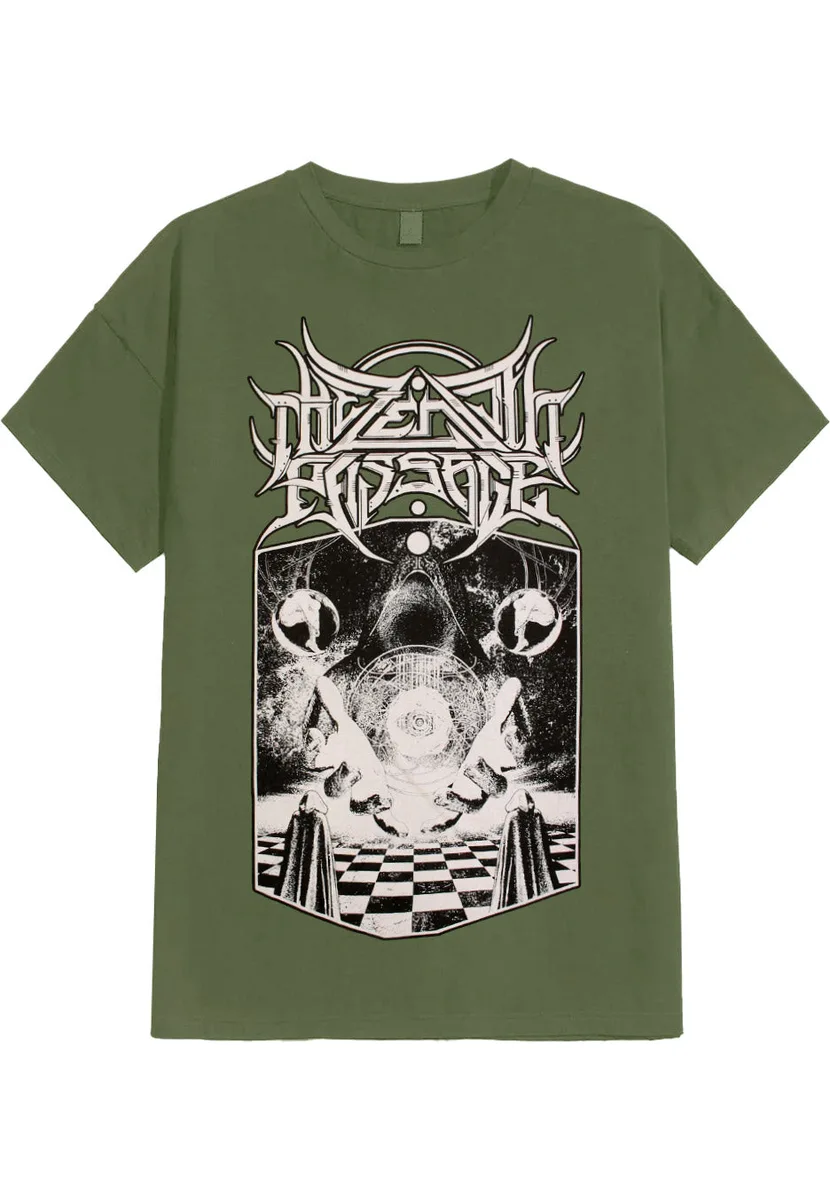 The Zenith Passage Grace 13 Military Green T-Shirt