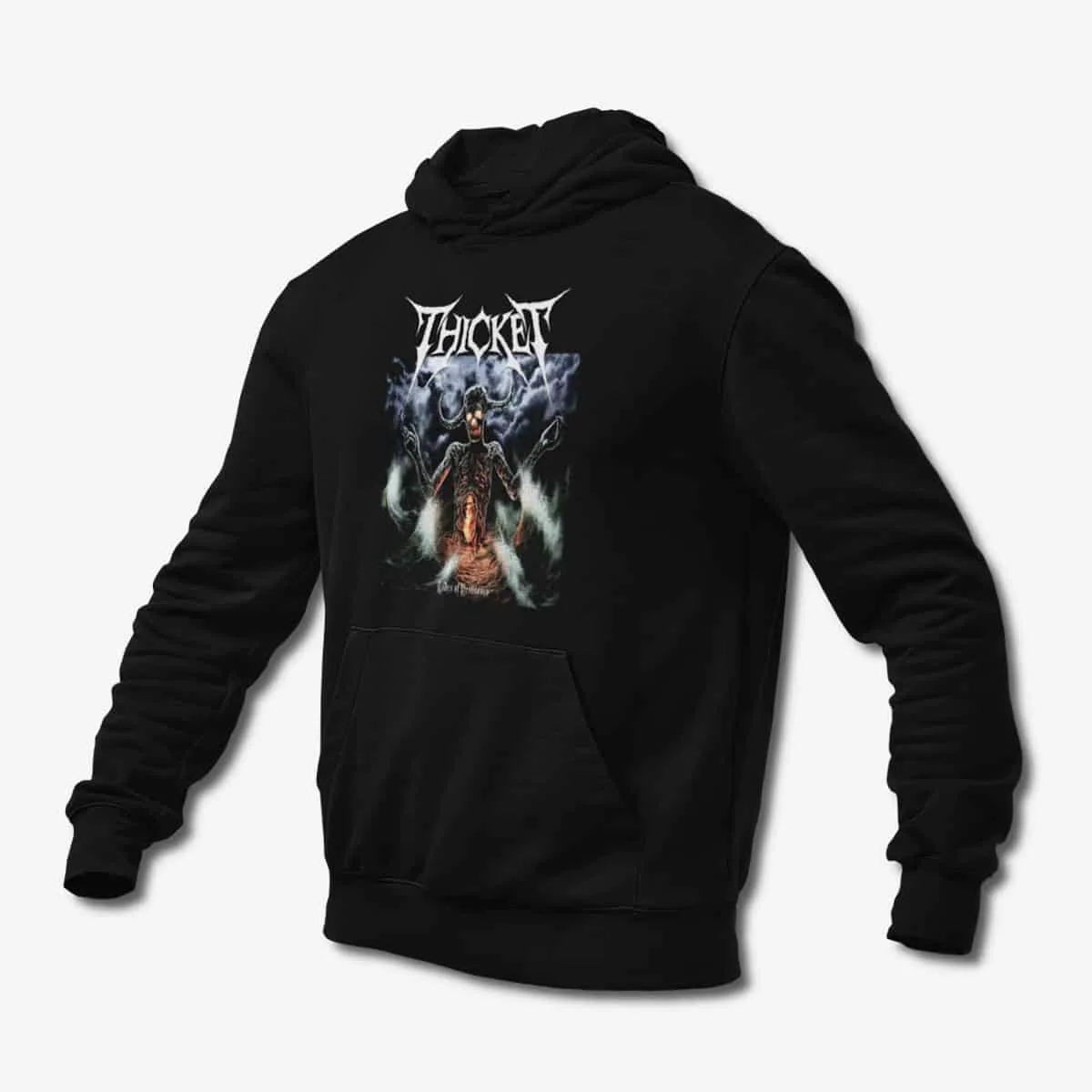 Thicket Hoodie, Thicket Tides of Pestilence Black Hoodie, Thrash Metal Merchandise