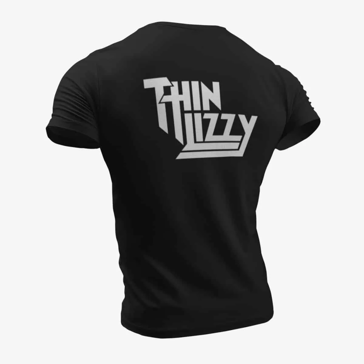 Thin Lizzy T-Shirt, Thin Lizzy Logo Black T-Shirt, Heavy Metal Merchandise