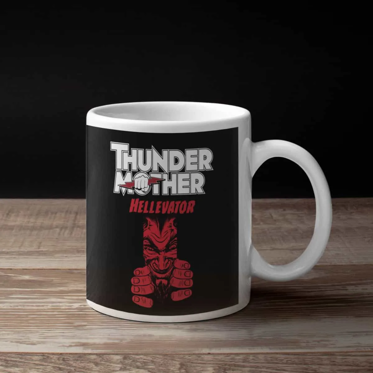 Thundermother Coffee Mug, Thundermother Hellevator Coffee Mug