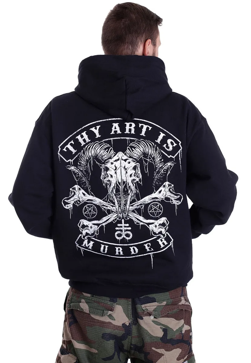 Thy Art Is Murder Baphomet Skull Hoodie