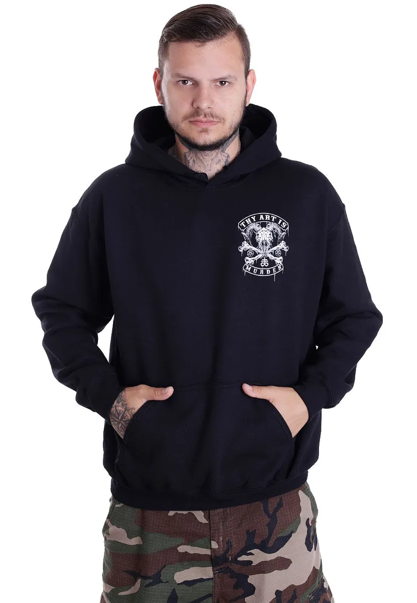 Thy Art Is Murder Baphomet Skull Hoodie