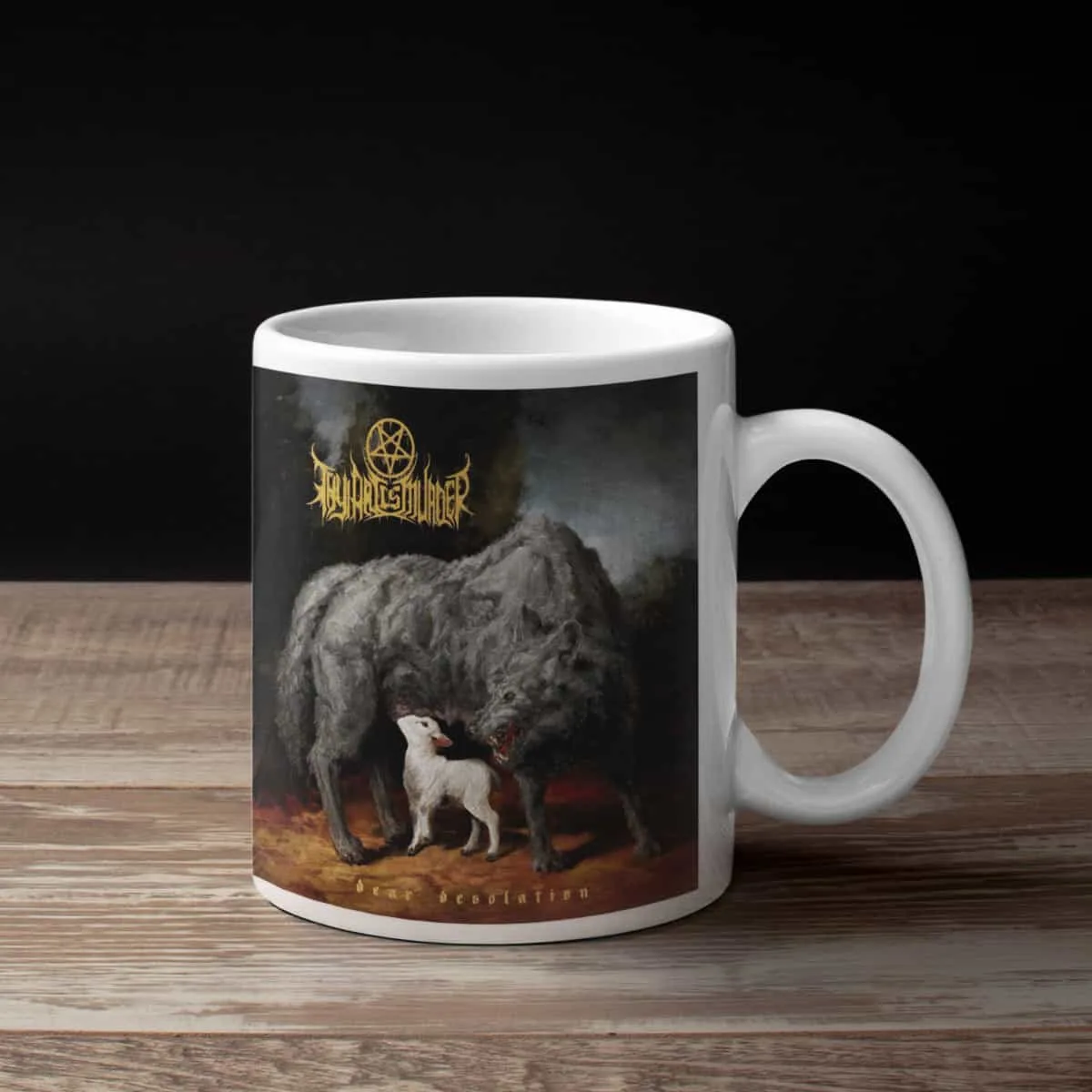 Thy Art Is Murder Coffee Mug, Thy Art Is Murder Dear Desolation Coffee Mug