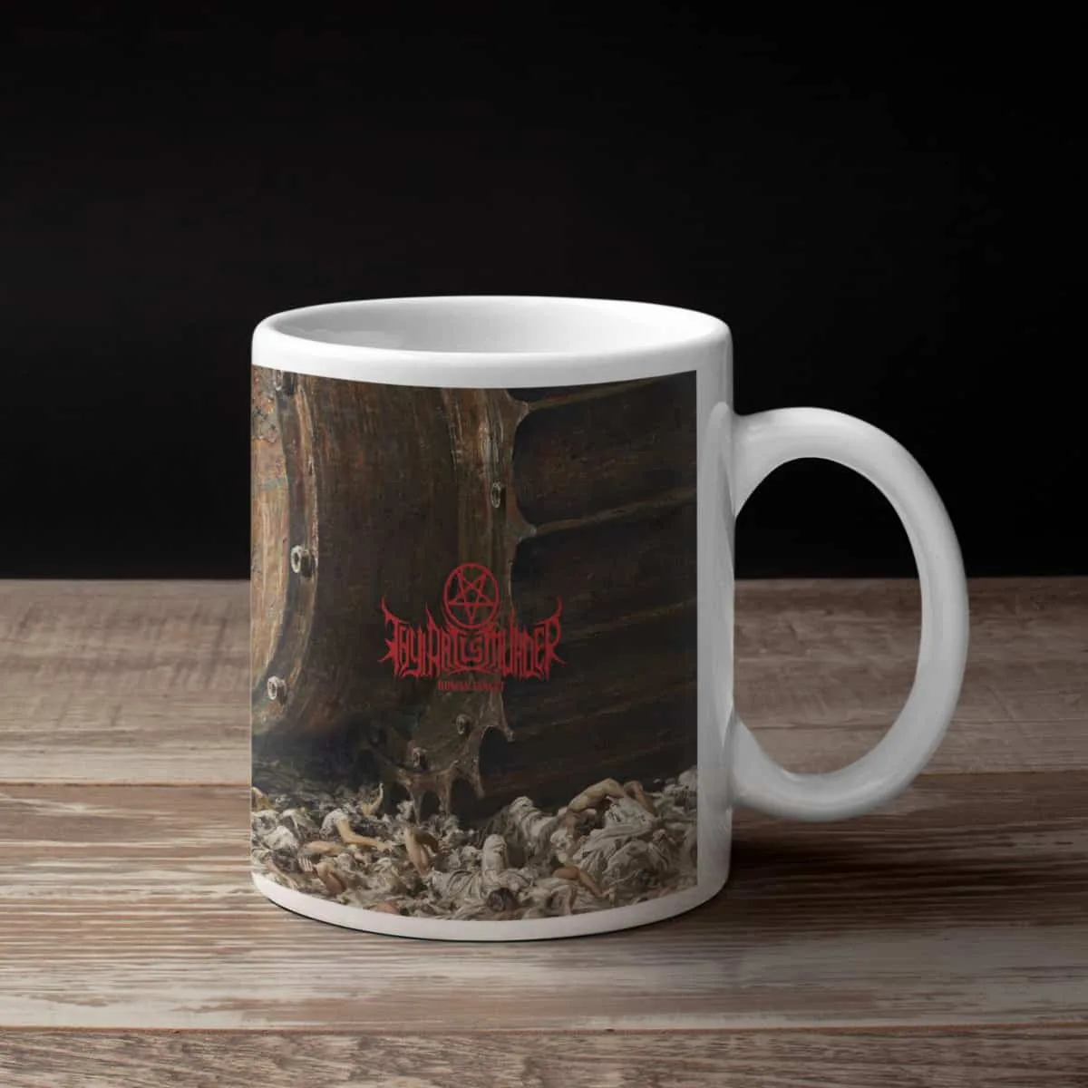 Thy Art Is Murder Coffee Mug, Thy Art Is Murder Human Target Coffee Mug