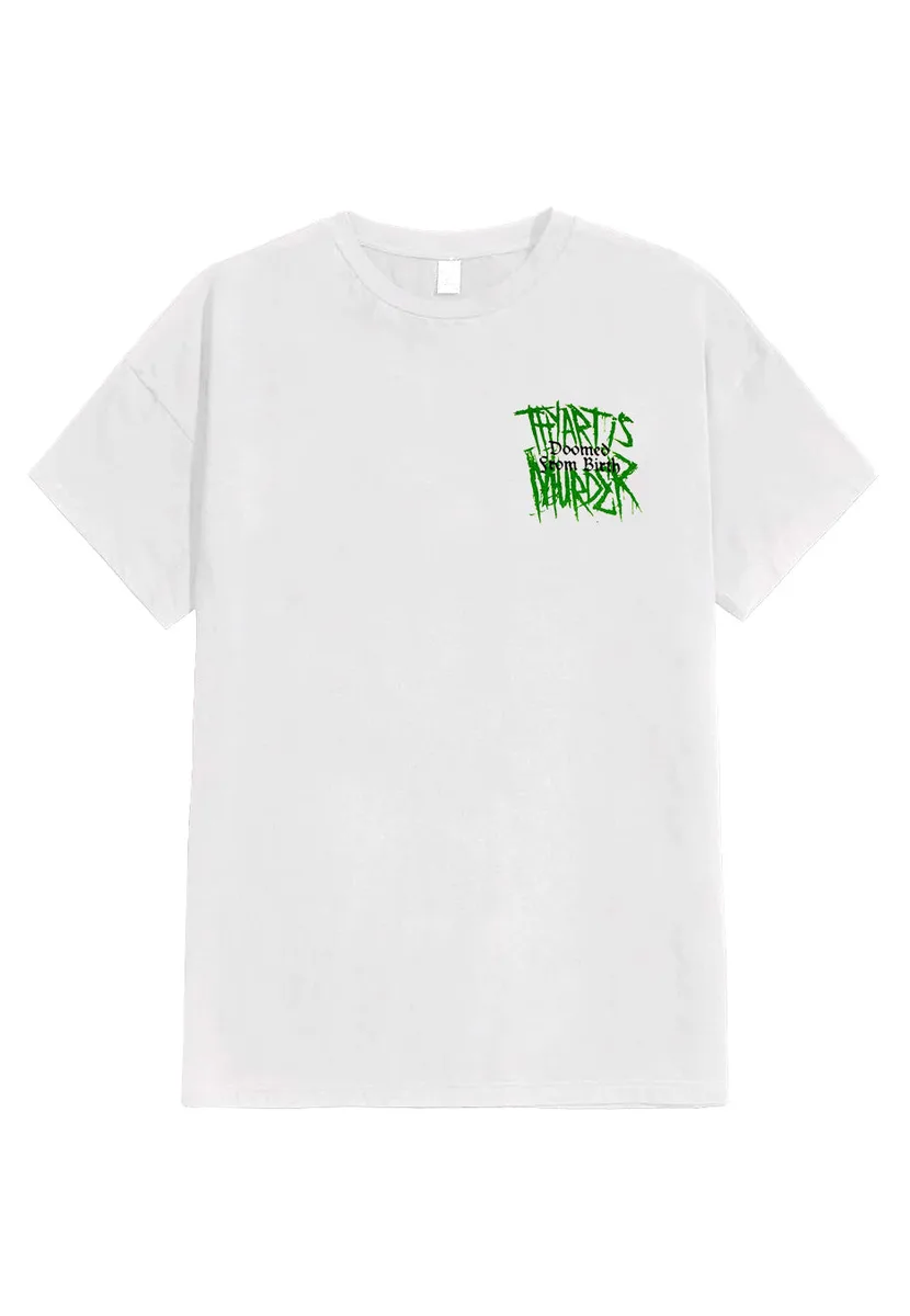 Thy Art Is Murder Leaf White T-Shirt