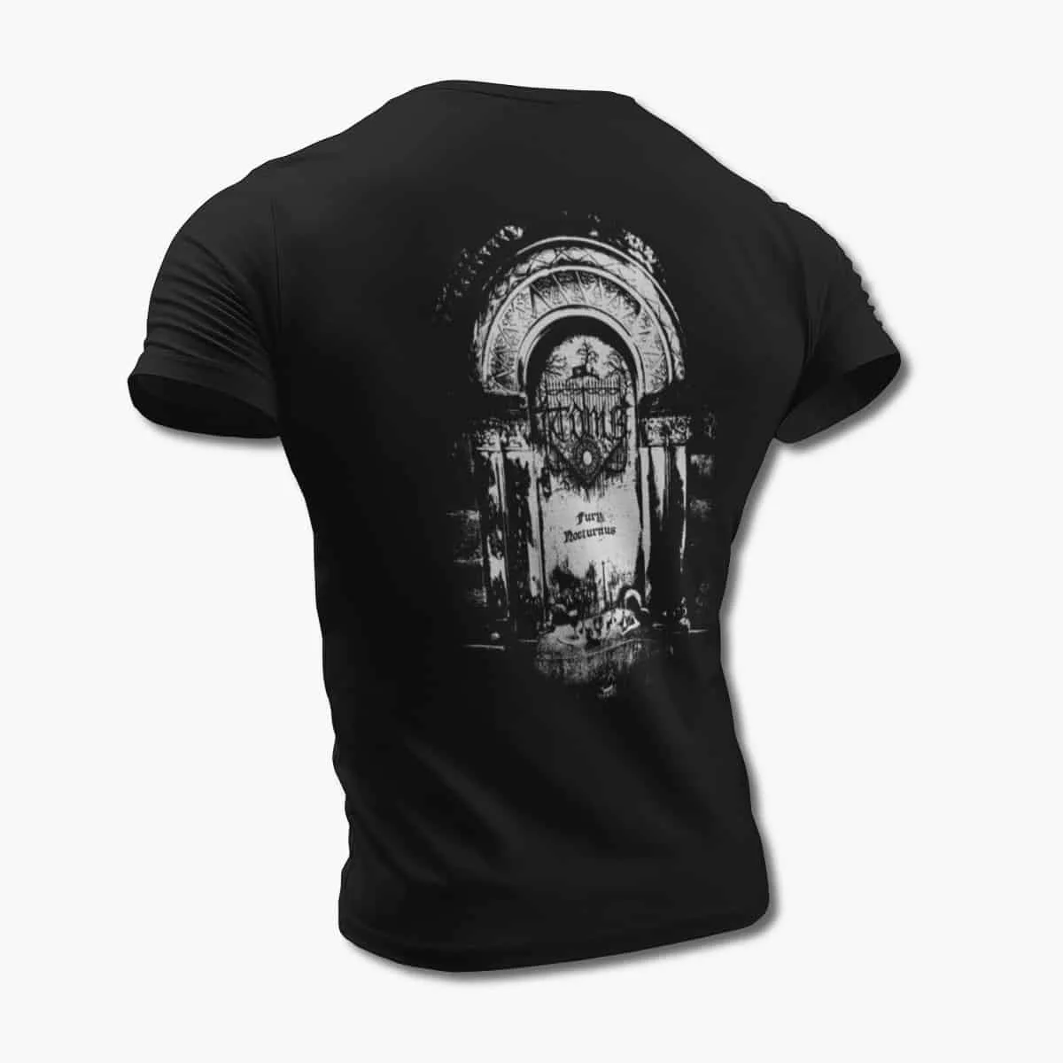 TOMB T-Shirt, TOMB Fury Nocturnus Artwork Black T-Shirt, Black Metal Merchandise