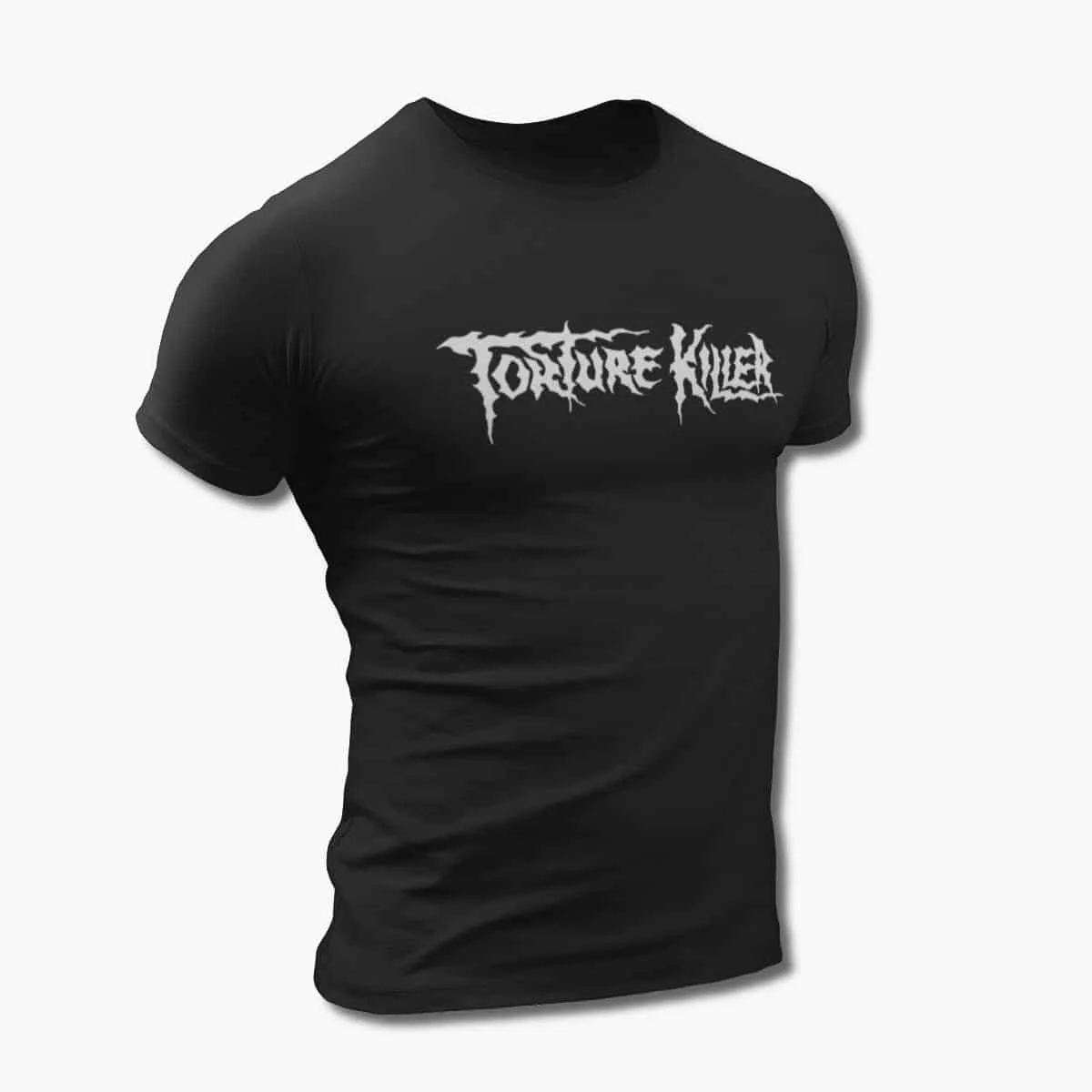 Torture Killer Band T-Shirt, Torture Killer Logo Black T-Shirt, Death Metal Merchandise