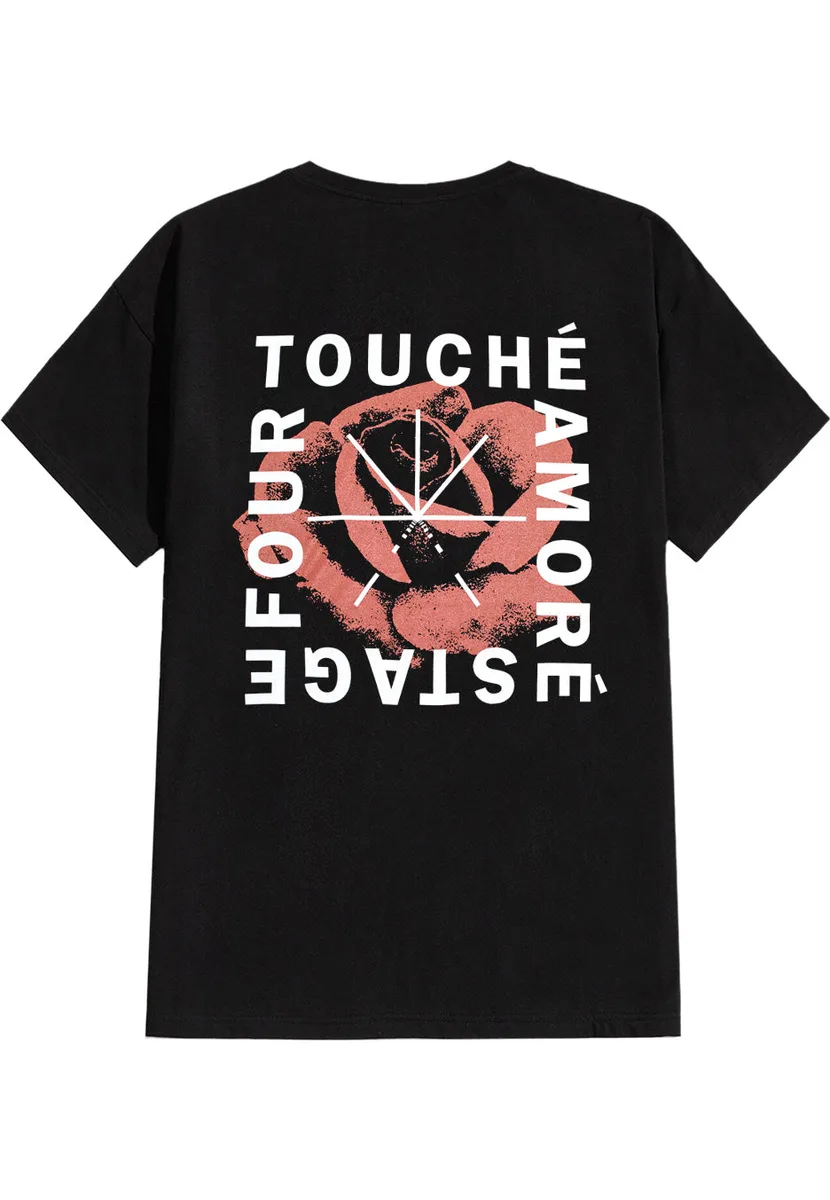 Touche Amore Stage Four Rose T-Shirt