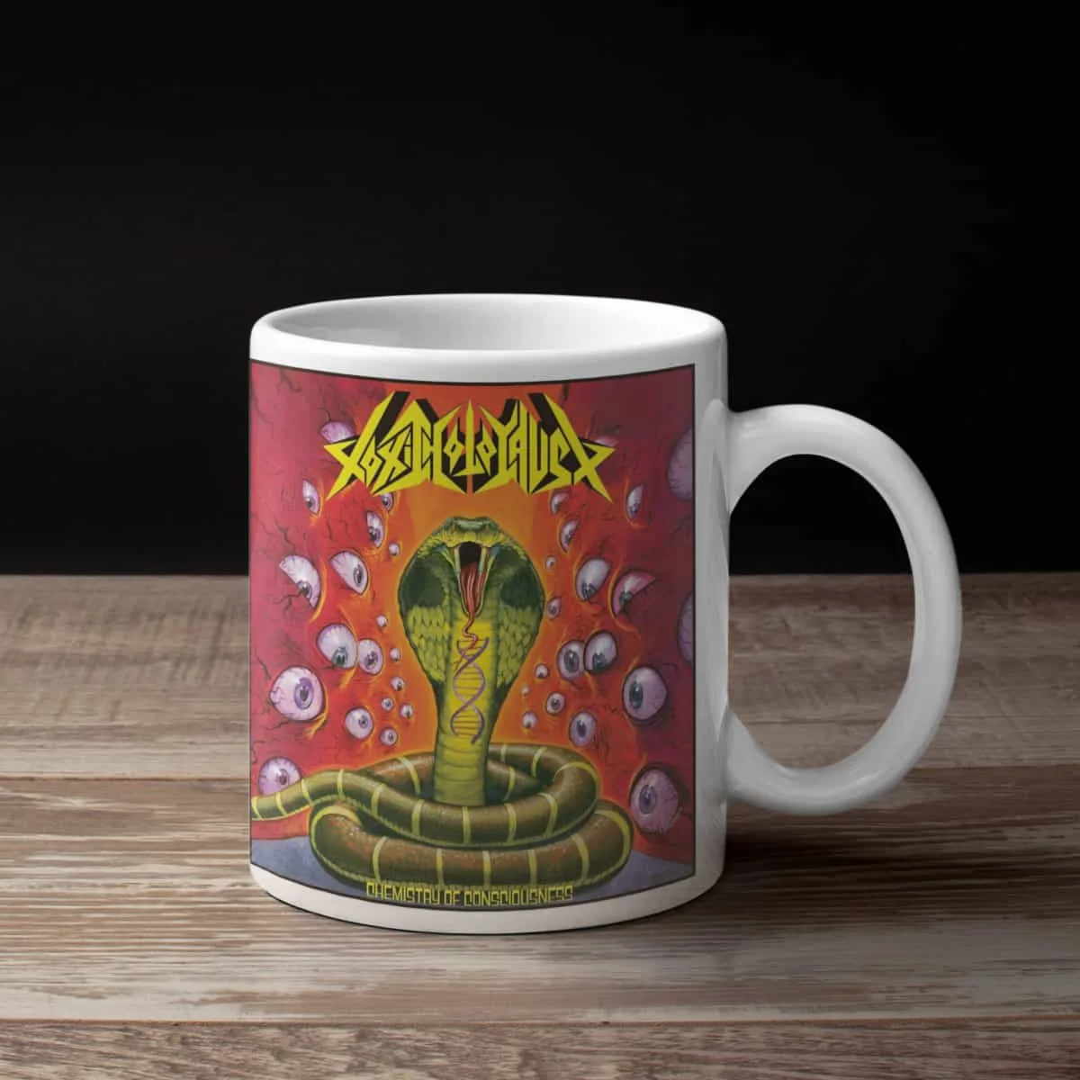 Toxic Holocaust Coffee Mug, Toxic Holocaust Chemistry of Consciousness Mug