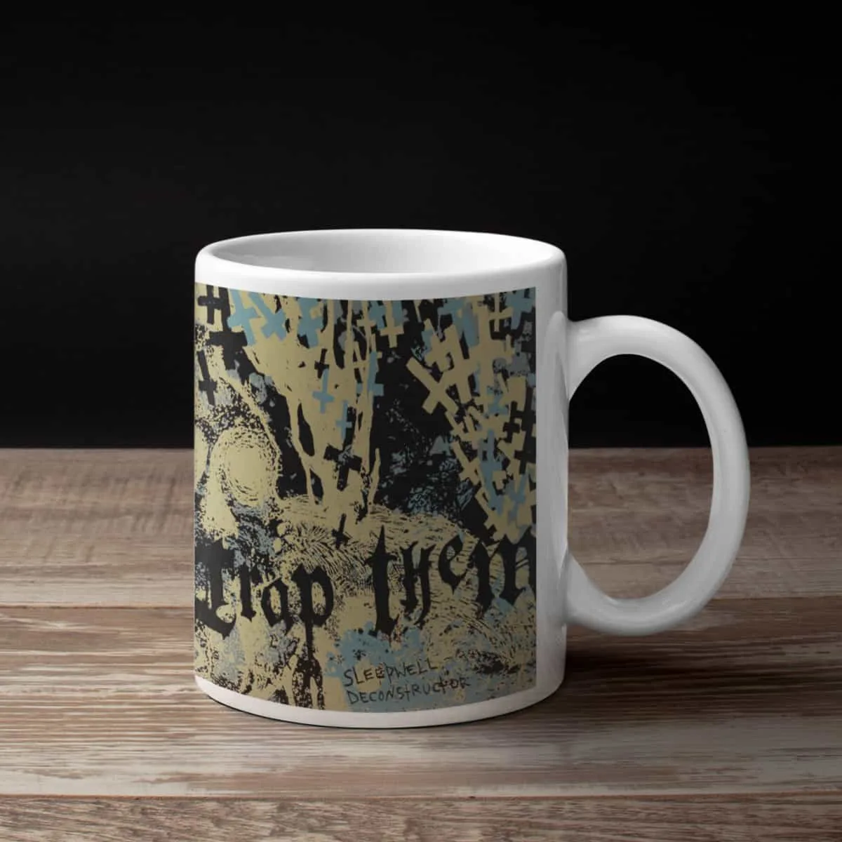 Trap Them Coffee Mug, Trap Them Sleepwell Deconstructor Coffee Mug