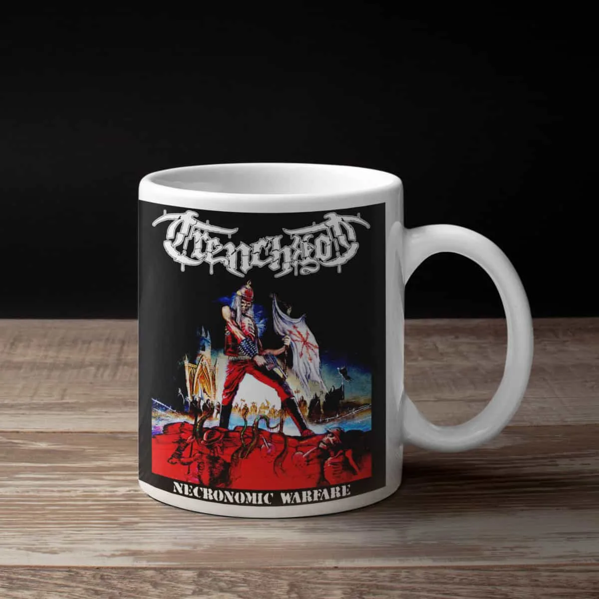 TrenchRot Coffee Mug, TrenchRot Necronomic Warfare Coffee Mug