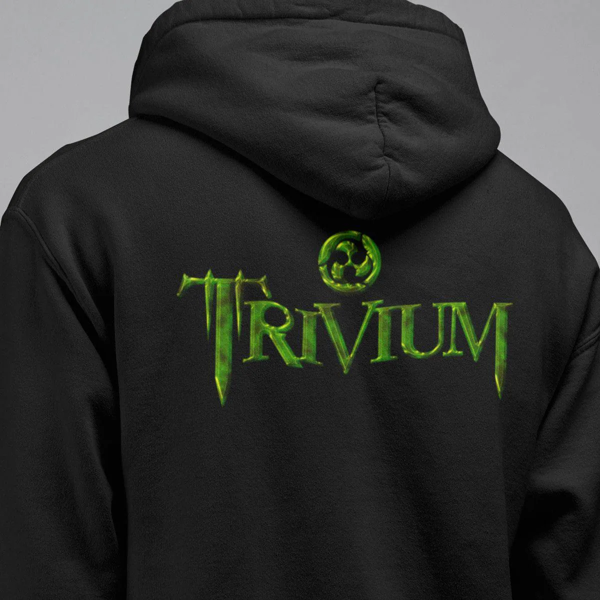 Trivium Band Hoodie, Trivium Logo Hooded Sweatshirt, Metalcore, Thrash, Heavy Metal Merch