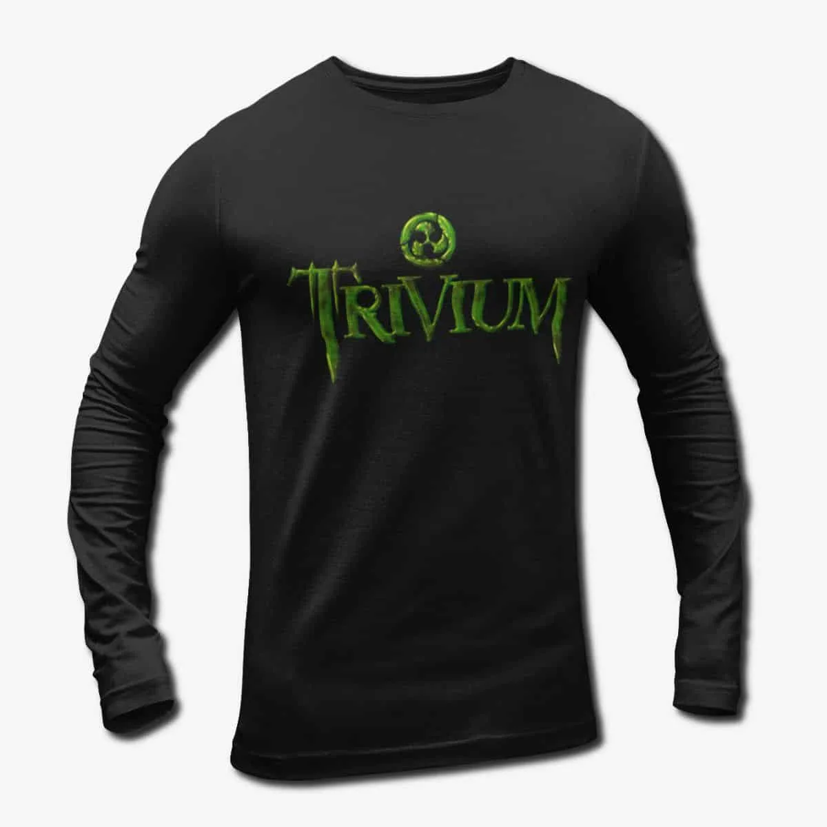 Trivium Band Long Sleeve T-Shirt, Trivium Logo Longsleeve Tee, Metalcore, Thrash, Heavy Metal Merch