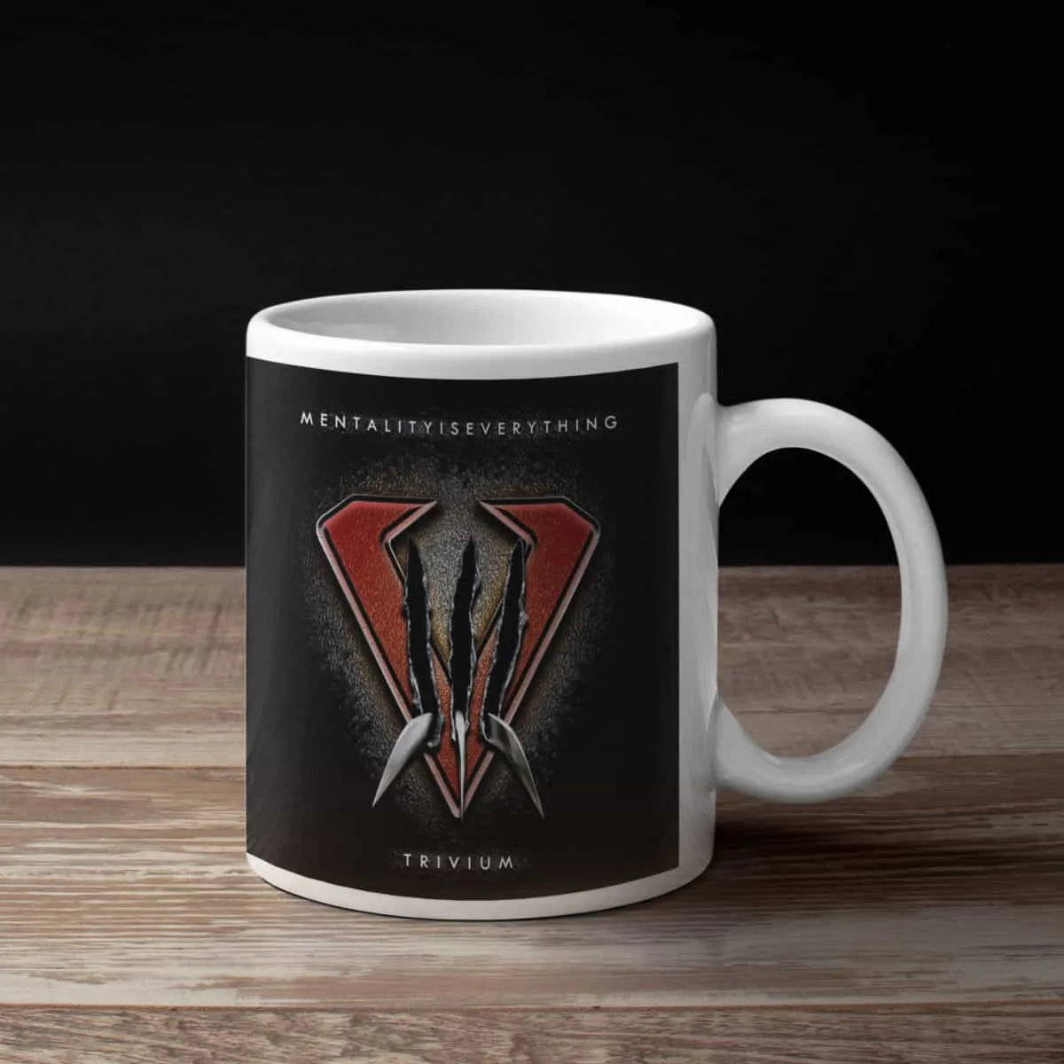Trivium Coffee Mug, Trivium Mentality is Everything Coffee Mug