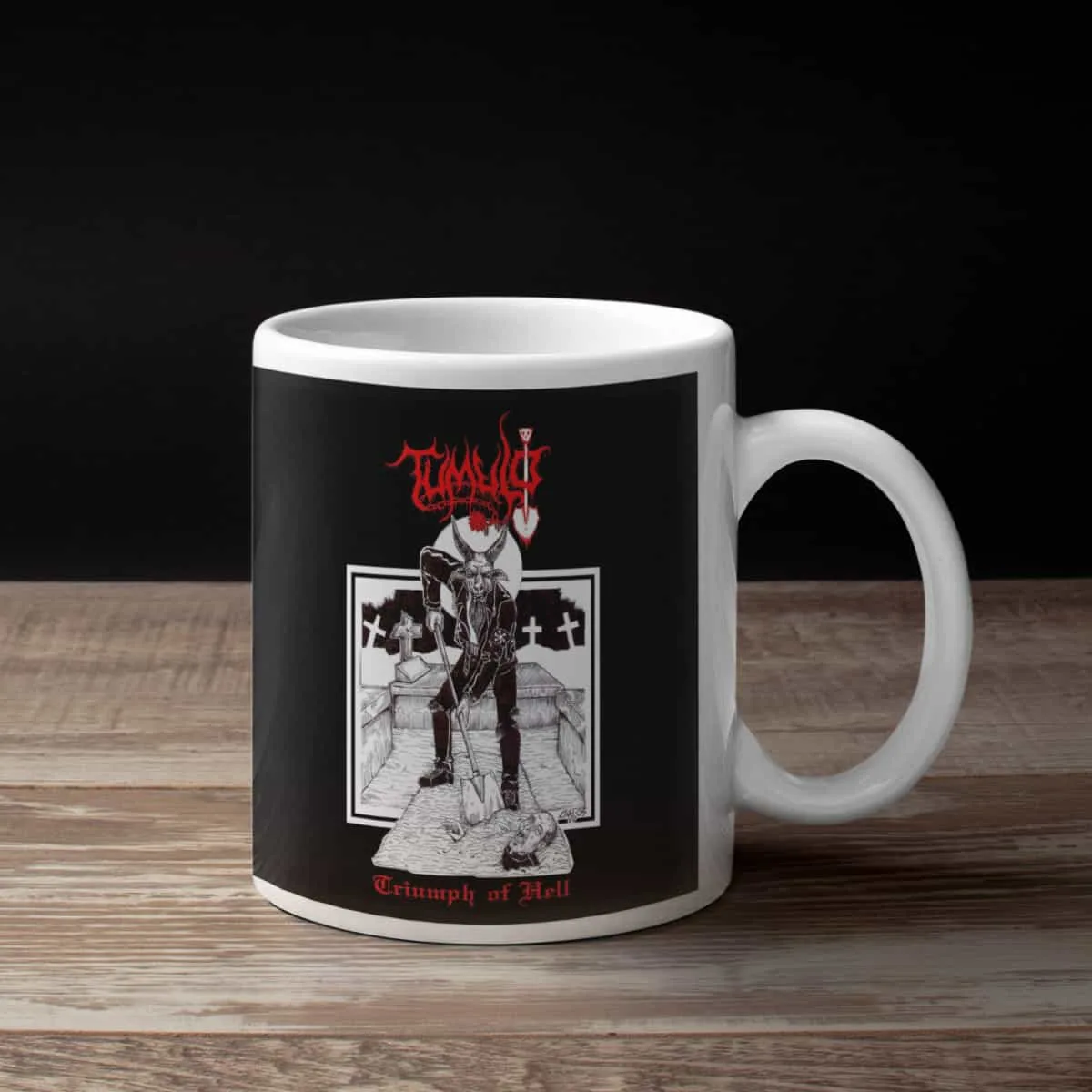 Tümulo Coffee Mug, Tümulo Triumph Of Hell Coffee Mug