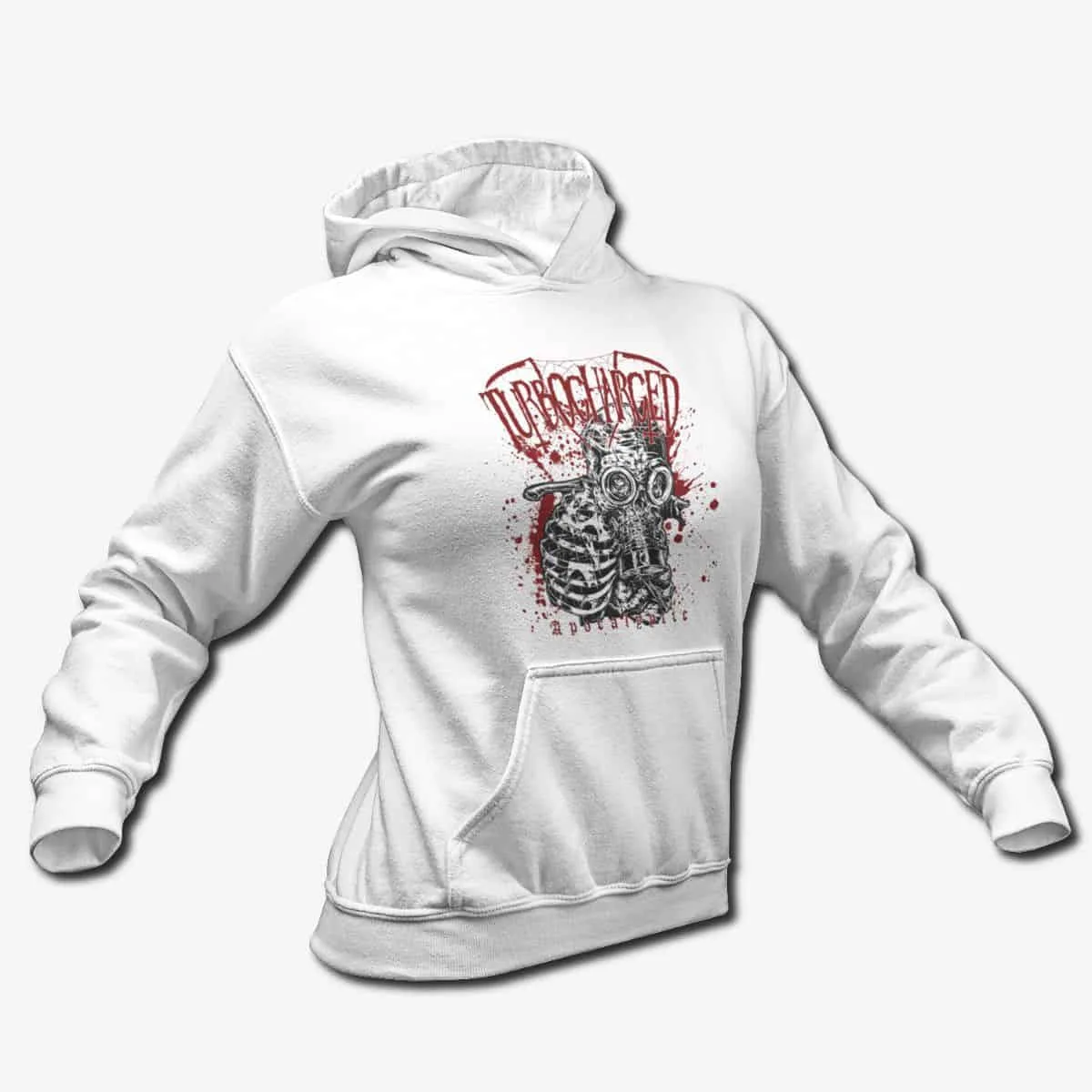 Turbocharged Band Hoodie, Turbocharged Artwork Hooded Sweatshirt, Death, Thrash Metal Merch
