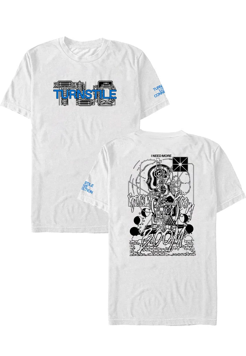 Turnstile TLC Boom White T-Shirt