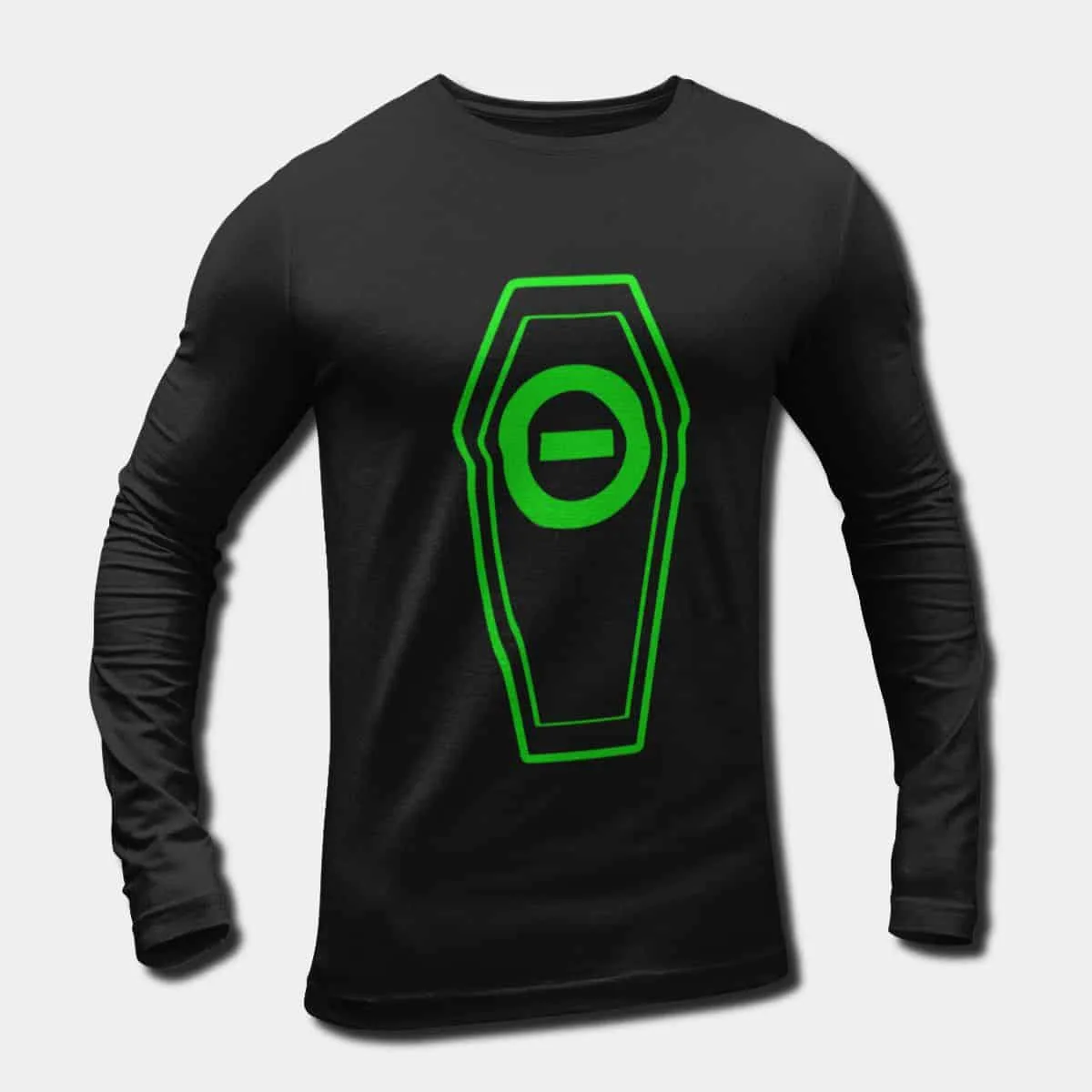Type O Negative Long Sleeve T-Shirt, Type O Negative Coffin Artwork Longsleeve Tee, Doom Metal, Gothic Metal Merch