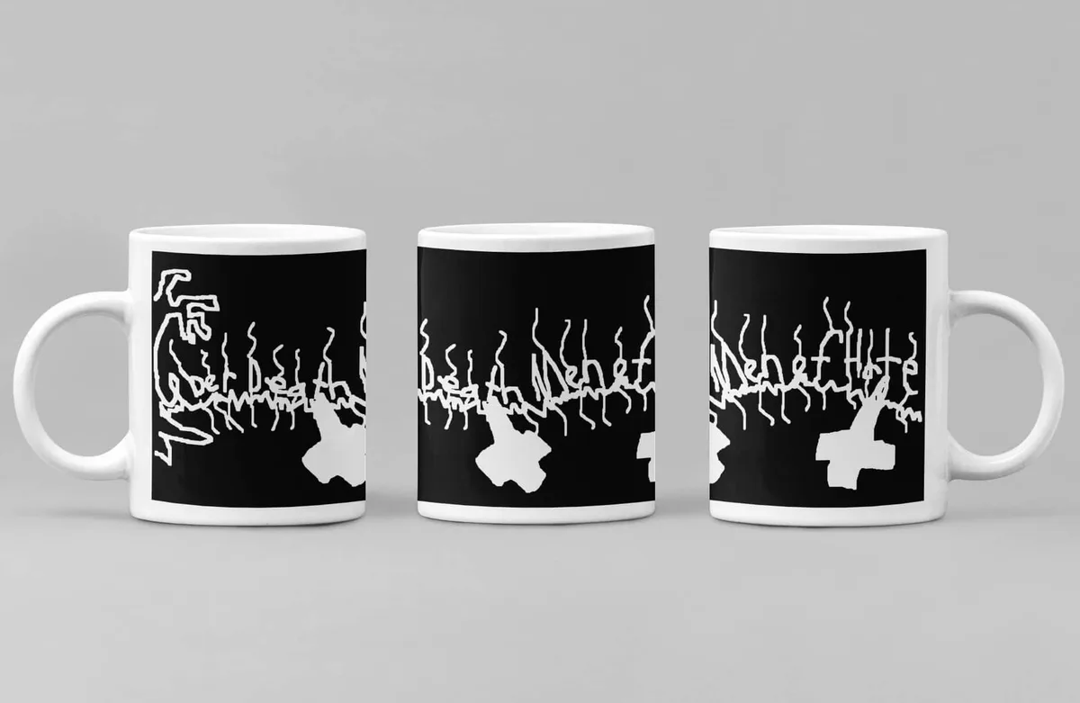 Uber Death Men of Hate Coffee Mug, Uber Death Men of Hate Logo Coffee Mug