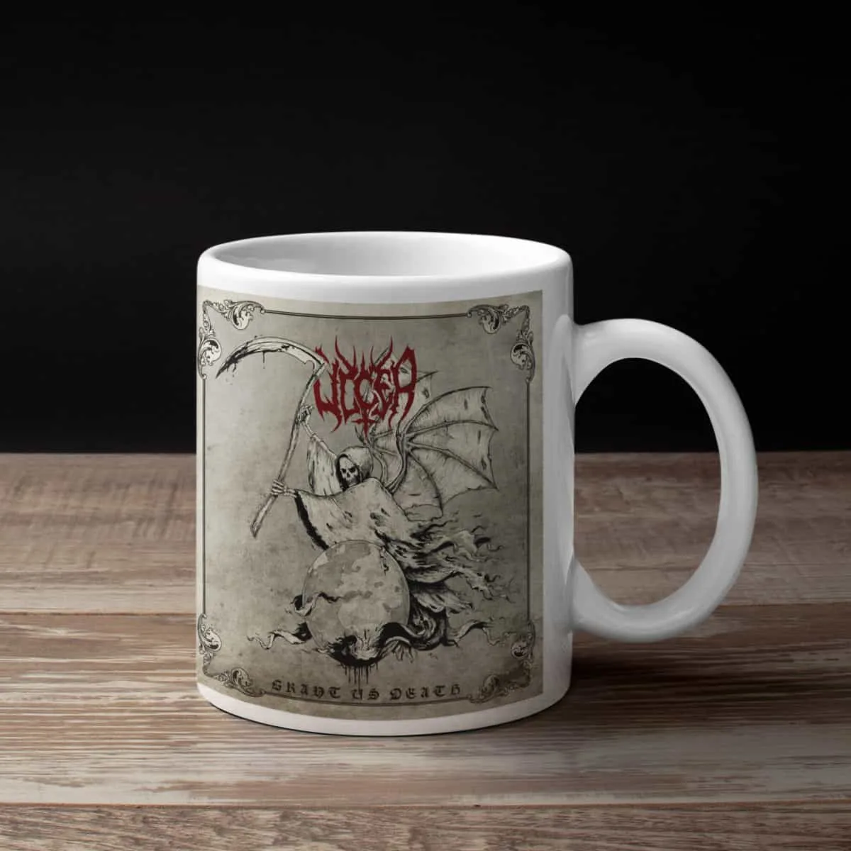 Ulcer Coffee Mug, Ulcer Grant Us Death Coffee Mug