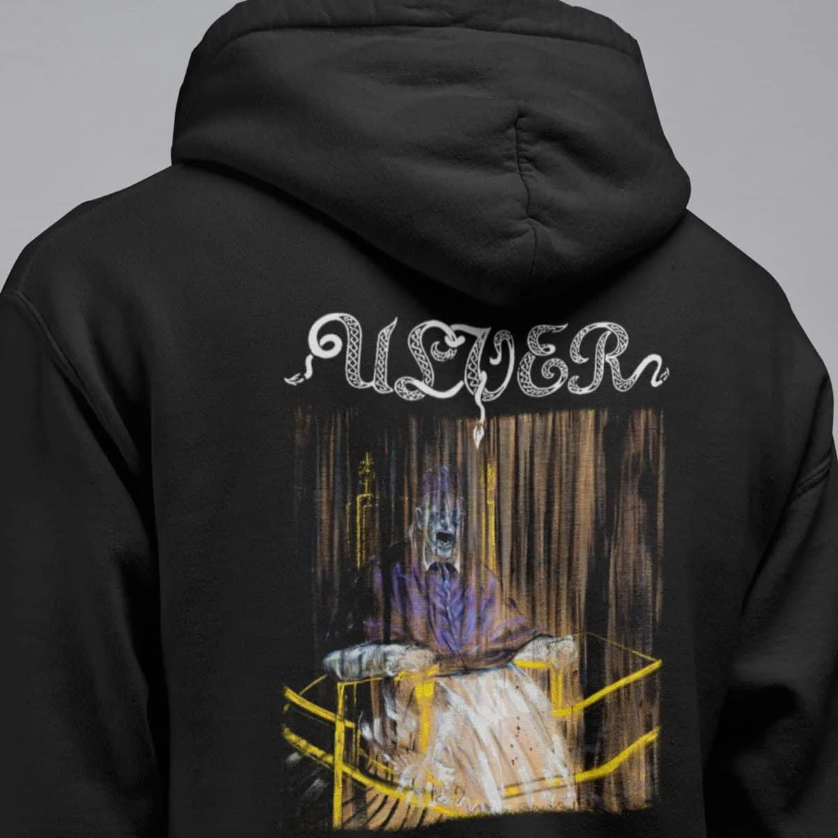 Ulver Band Hoodie, Ulver Sic Transit Gloria Mundi Hooded Sweatshirt, Black Metal, Folk Metal Merch