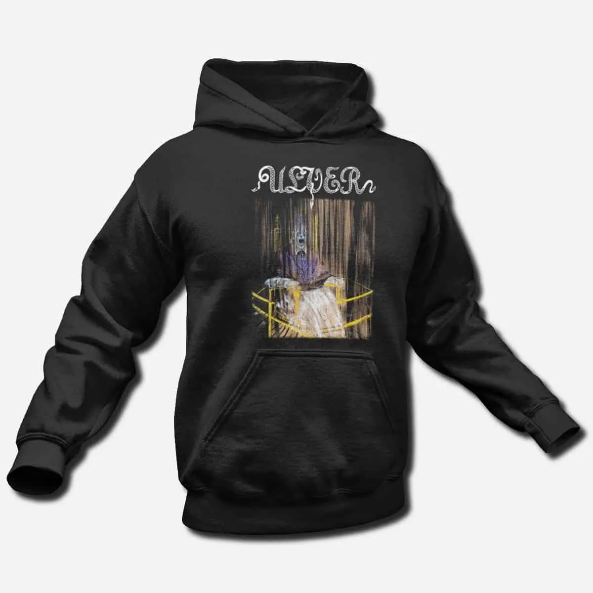 Ulver Band Hoodie, Ulver Sic Transit Gloria Mundi Hooded Sweatshirt, Black Metal, Folk Metal Merch