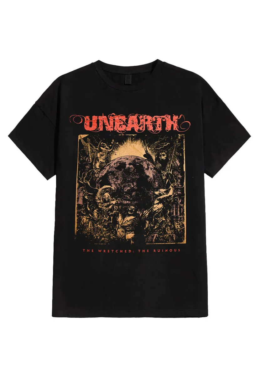 Unearth The Wretched The Ruinous Album Cover T-Shirt