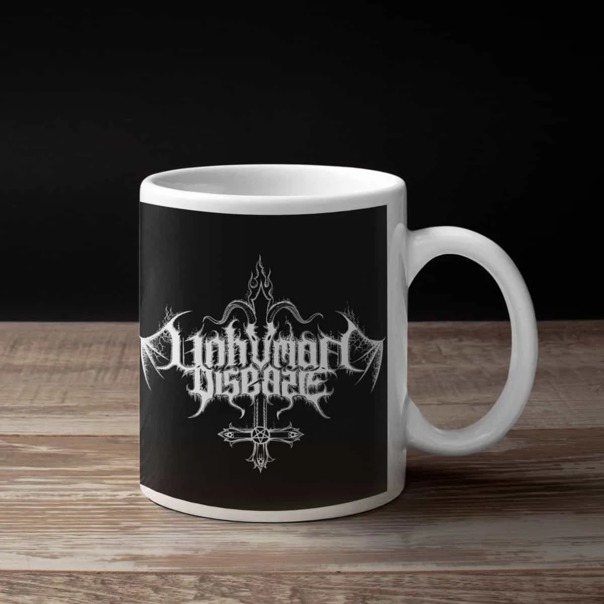 Unhuman Disease Coffee Mug, Unhuman Disease Logo Coffee Mug