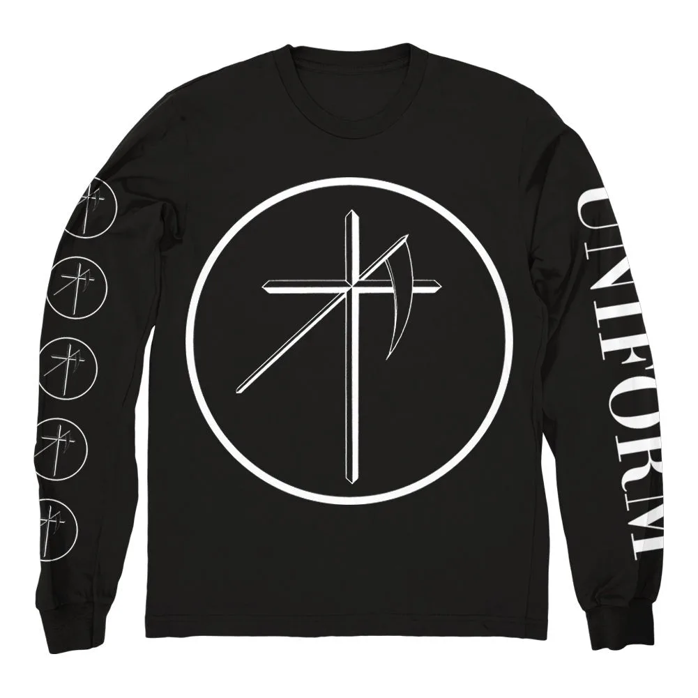 UNIFORM "Cross Circle Black" Longsleeve Long Sleeve