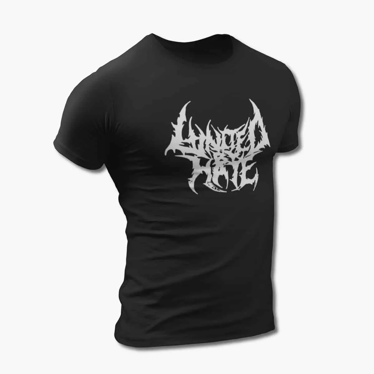 United by Hate T-Shirt, United by Hate Logo Black T-Shirt, Death Metal Merchandise
