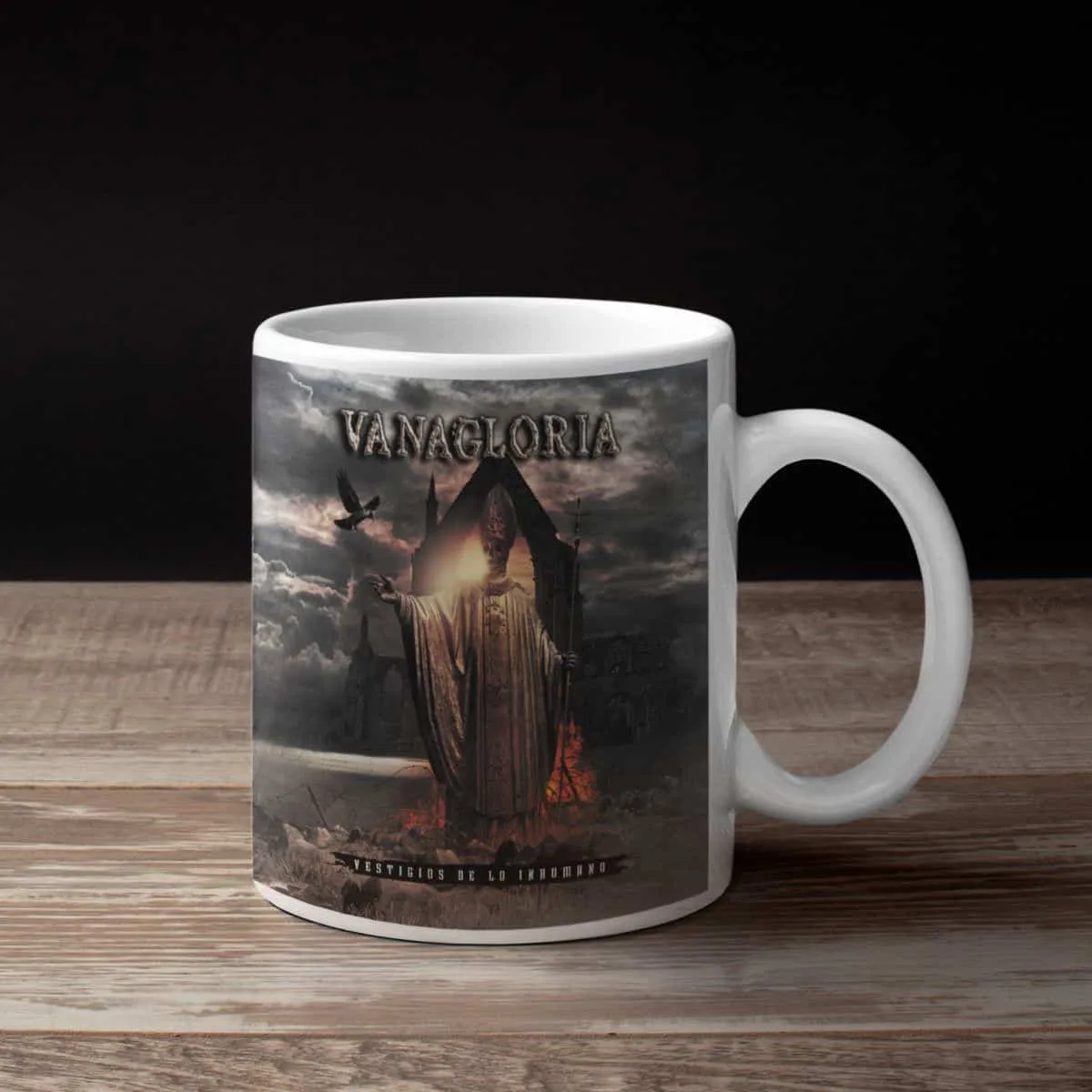 Vanagloria Band Coffee Mug, Vanagloria Vestigios de lo inhumano Mug