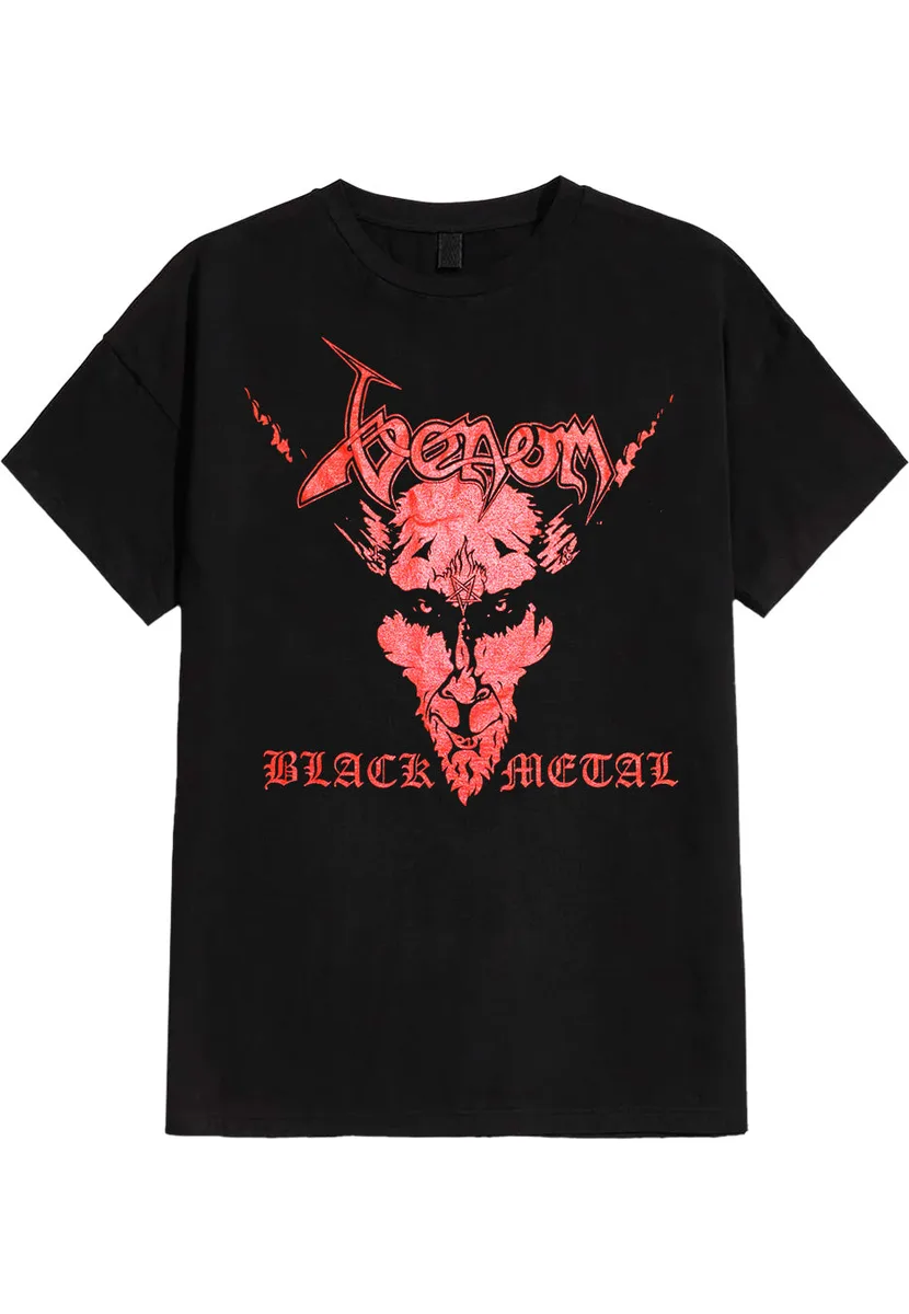 Venom Black Metal Red T-Shirt
