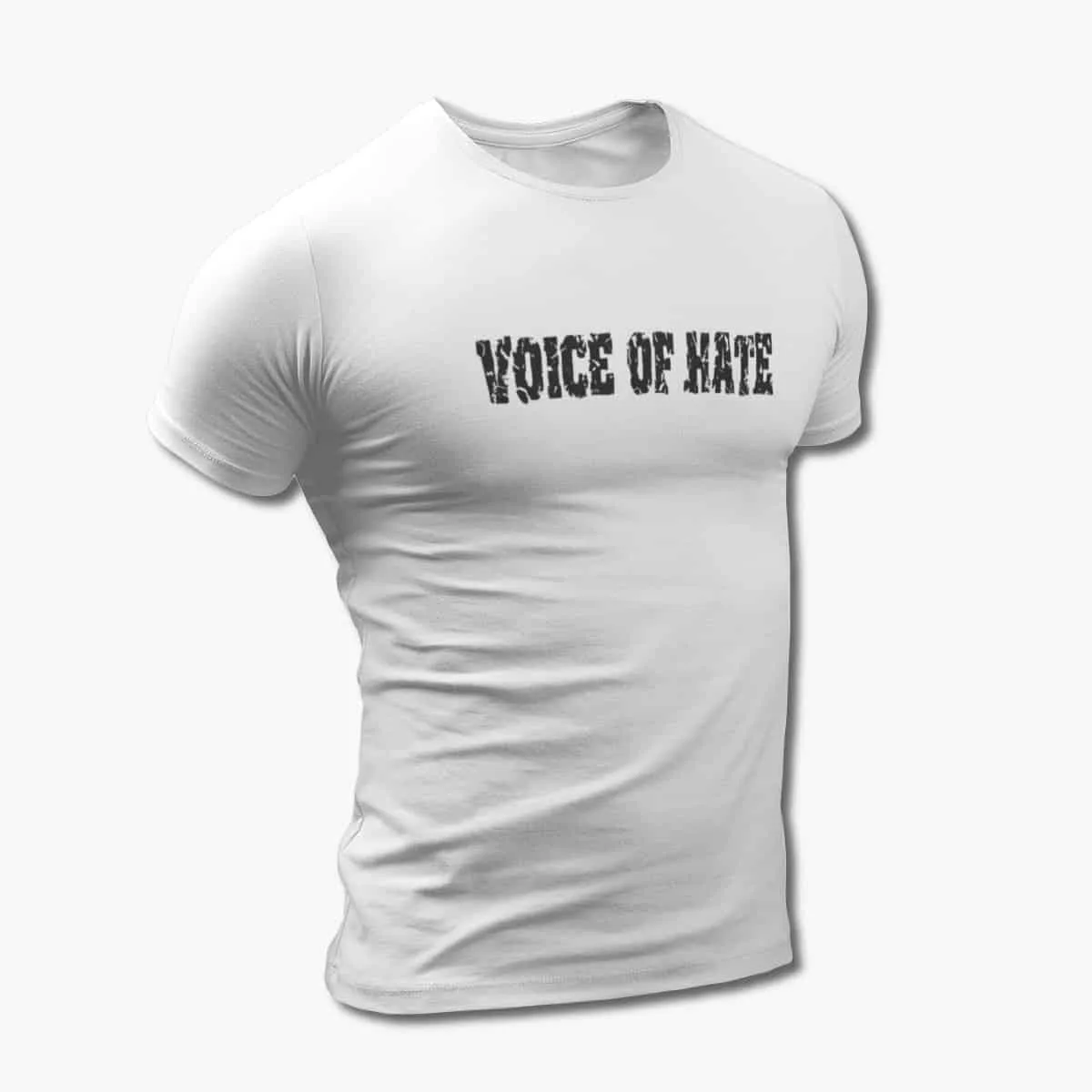 Voice of Hate T-Shirt, Voice of Hate Logo White T-Shirt, Death Metal Merchandise