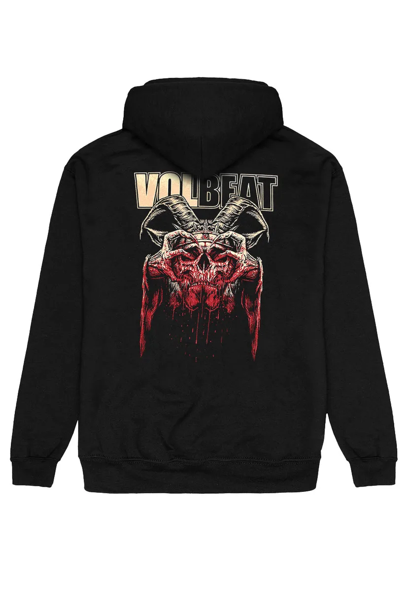 Volbeat Bleeding Crown Skull Hoodie