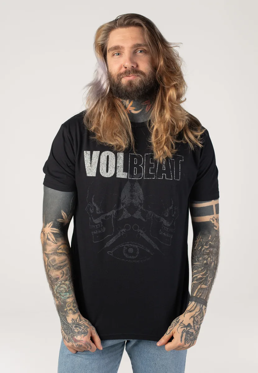 Volbeat Mirrored Skulls T-Shirt
