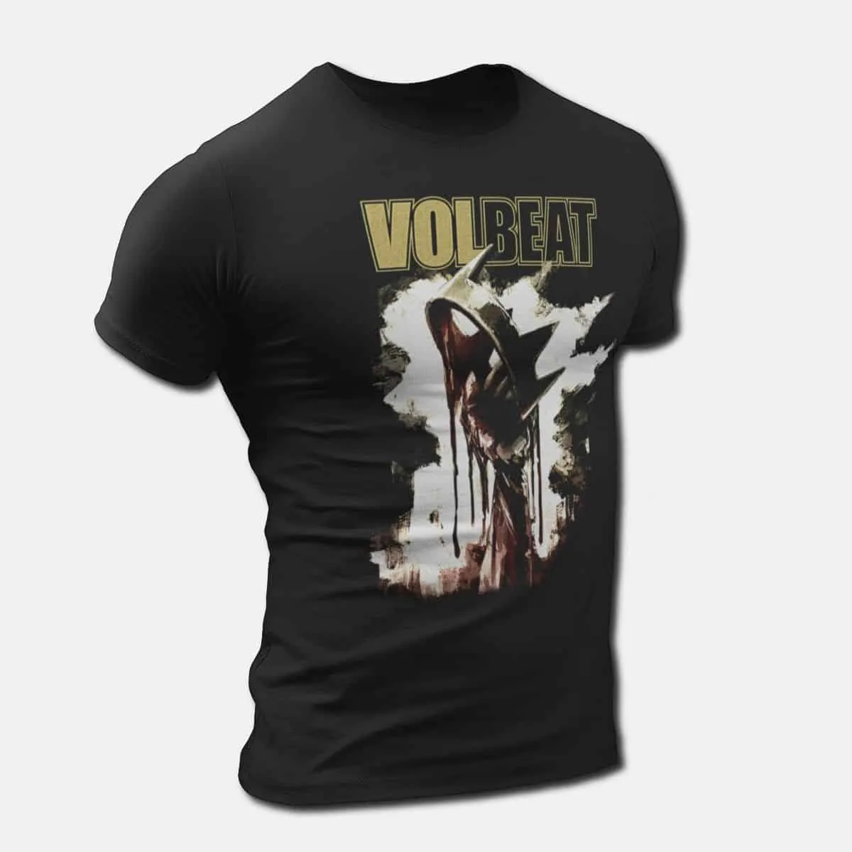 Volbeat T-Shirt, Volbeat The Devils Bleeding Crown Tee, Heavy Metal Merch